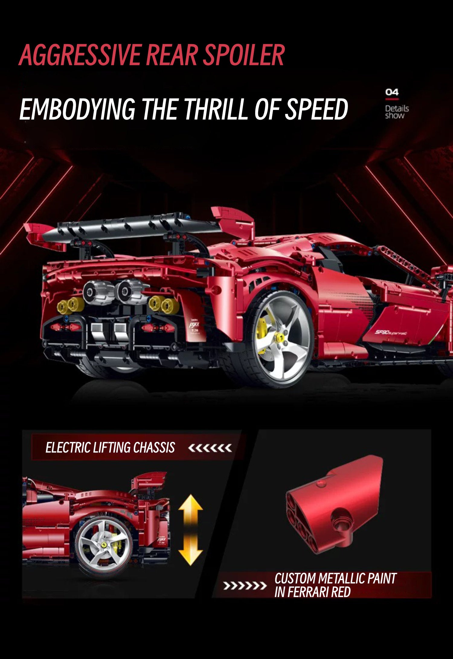 FERRARI SF90-1：8 scale