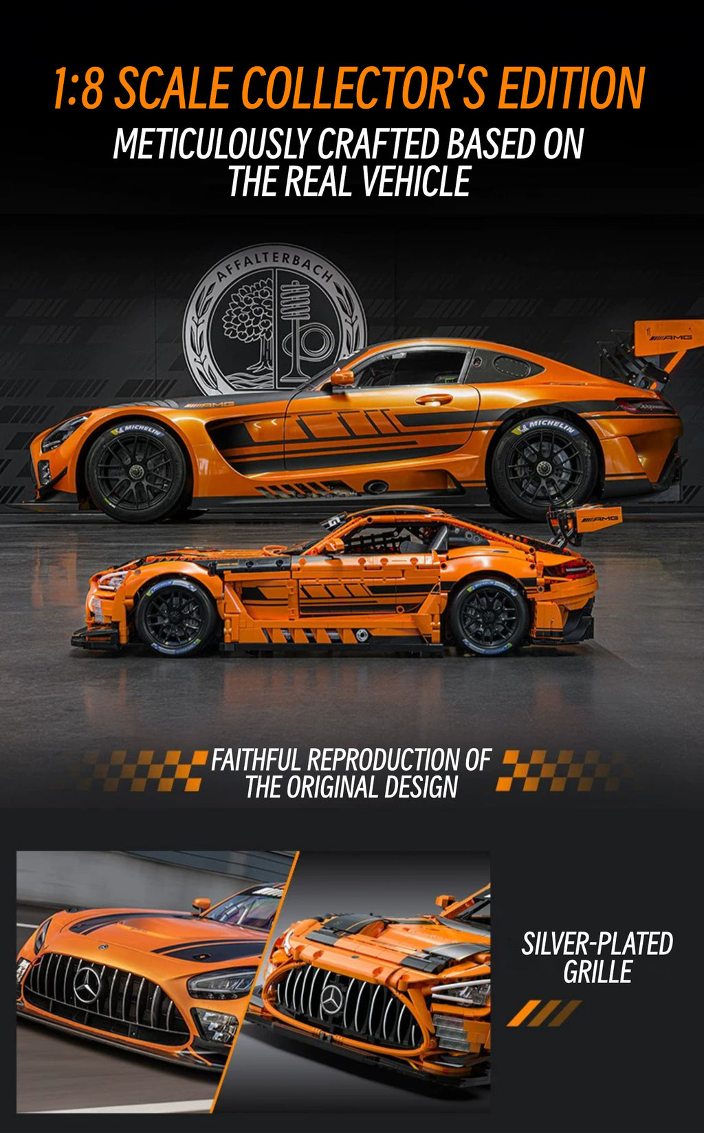 Mercedes benz amg GT3-1：8 scale