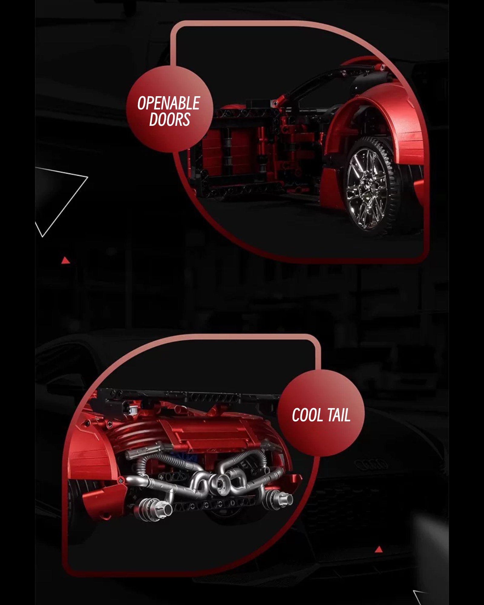Audi R8-1：10 scale