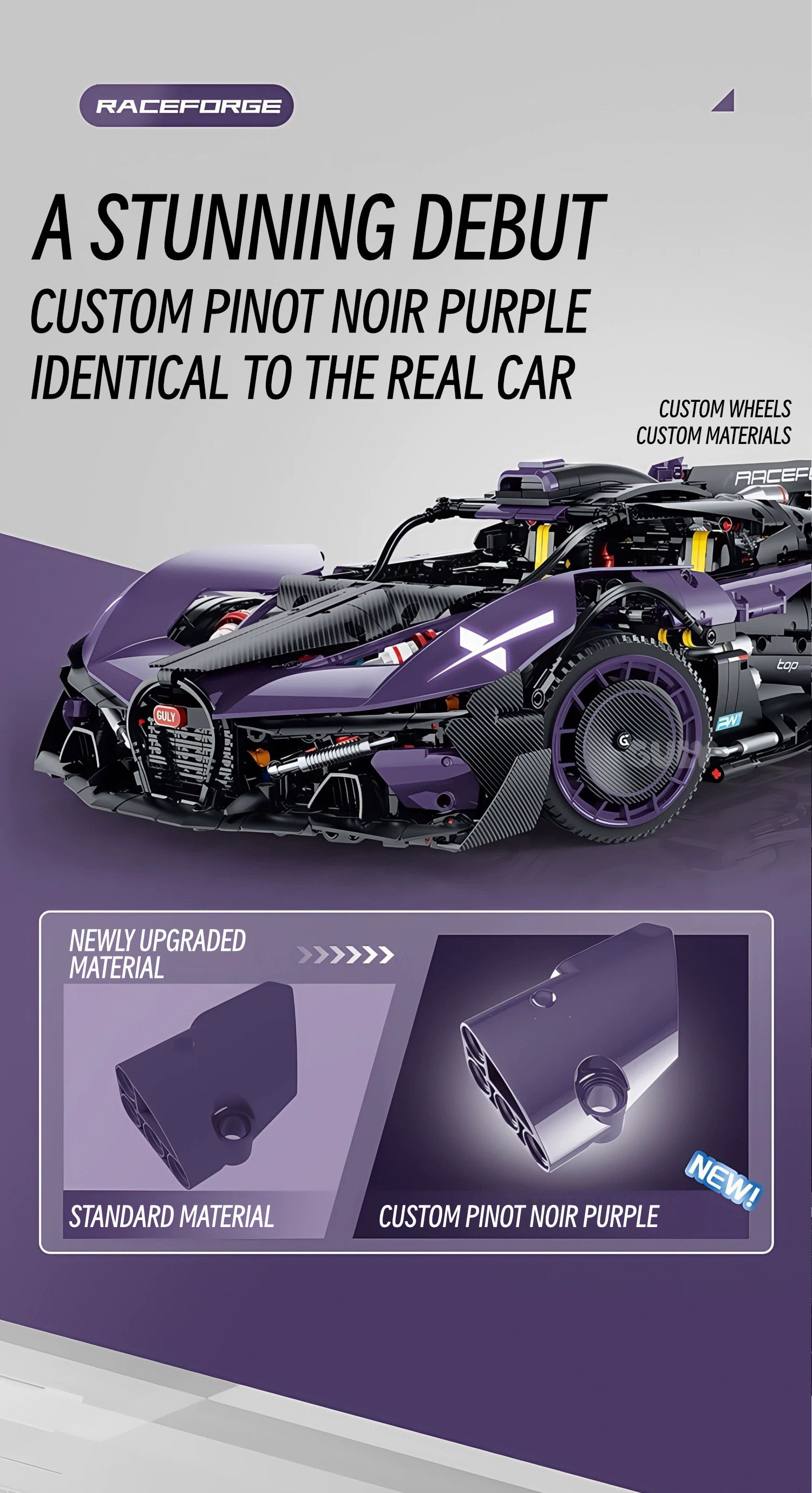 Bugatti Flying fire meteor-1：8 scale