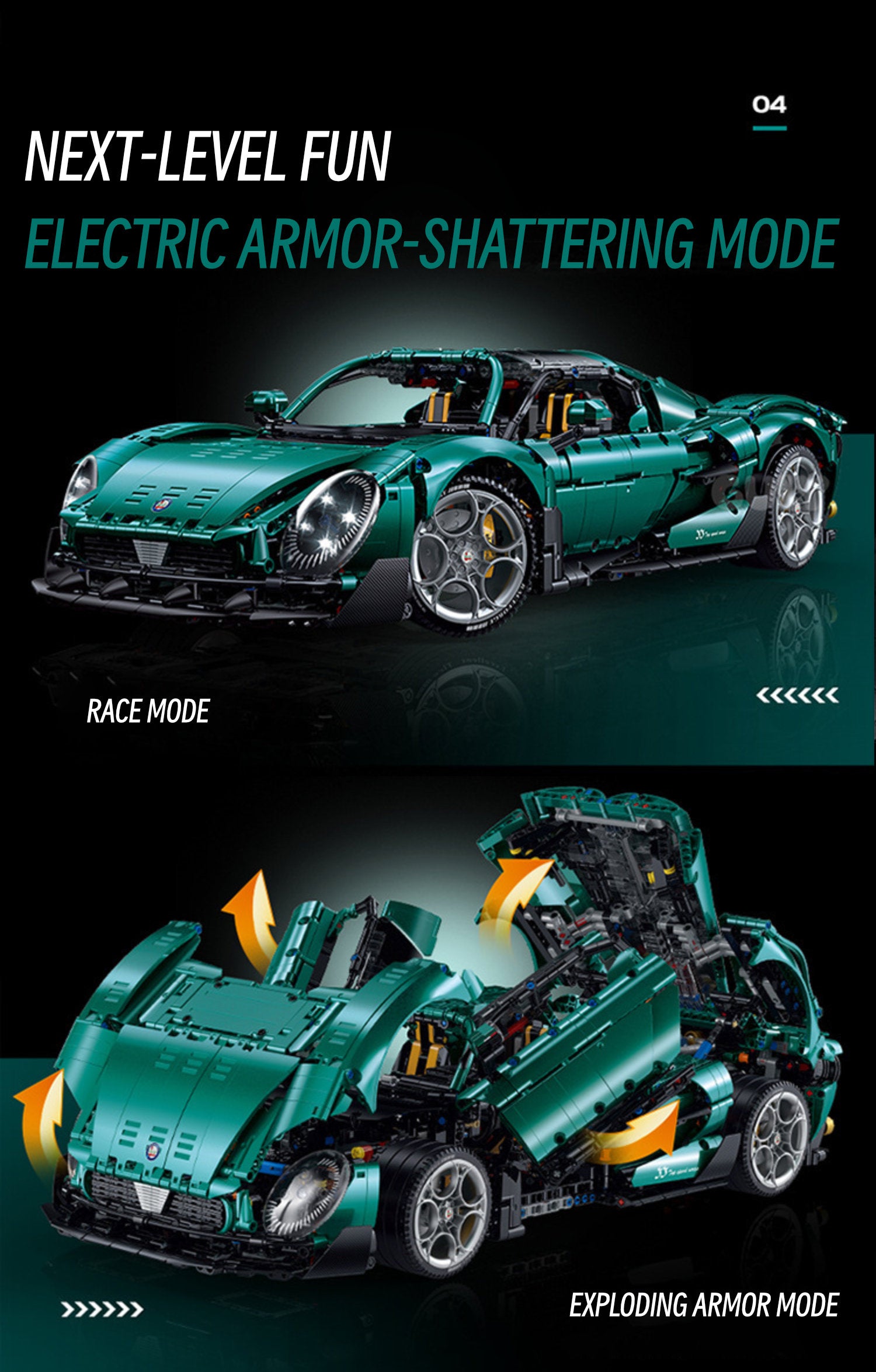 Alfa Romeo-1：8 scale