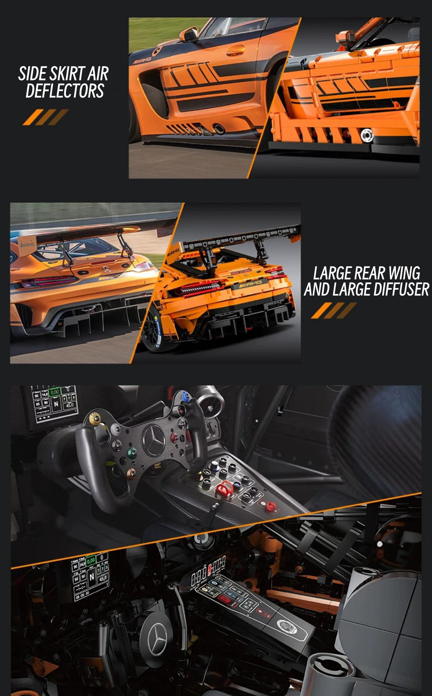 Mercedes benz amg GT3-1：8 scale