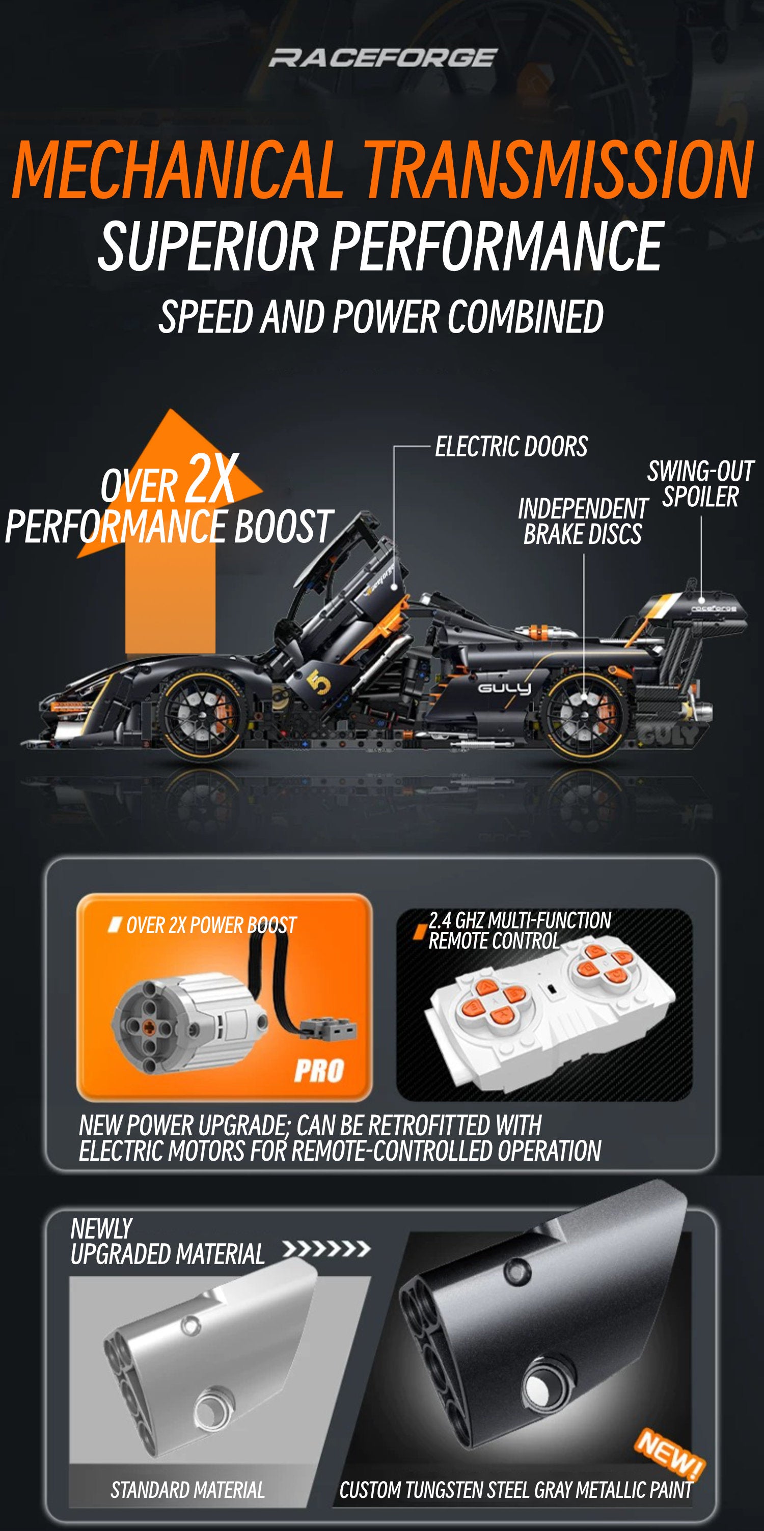 Mclaren sena-1:8 scale