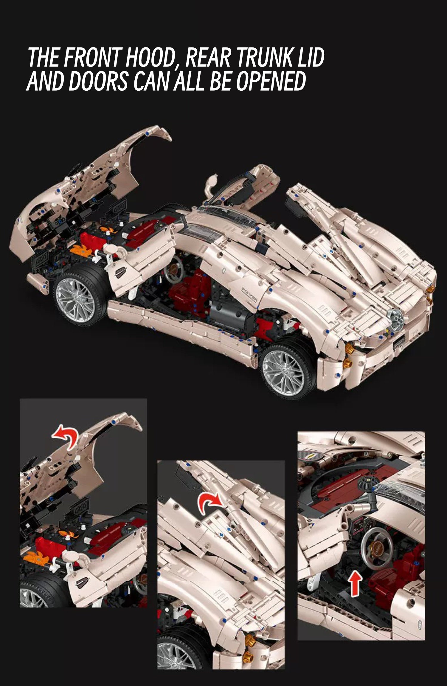 Pagani Utopia-J star-1：8 scale