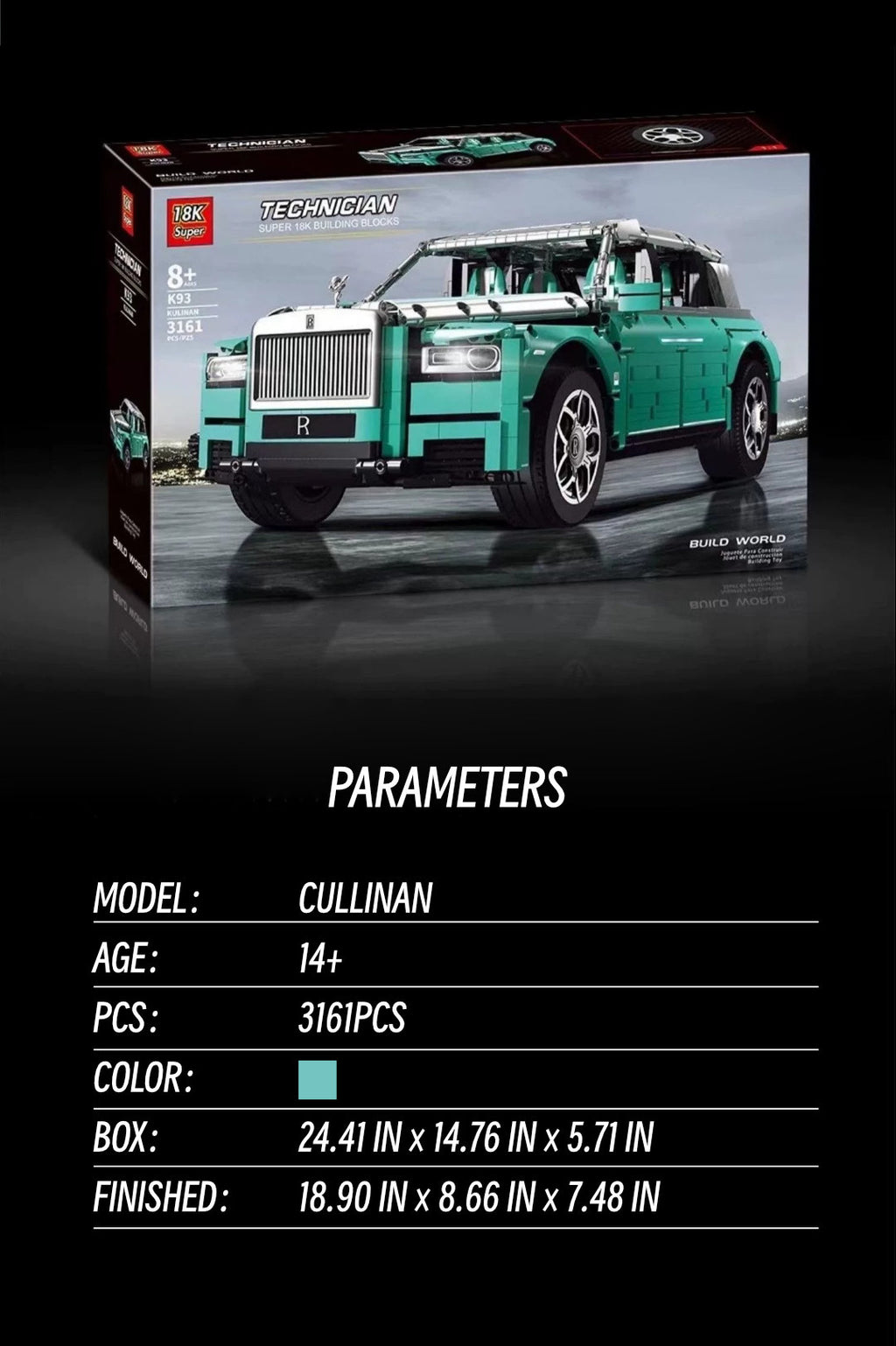 Rolls-Royce Cullinan-1：8 scale