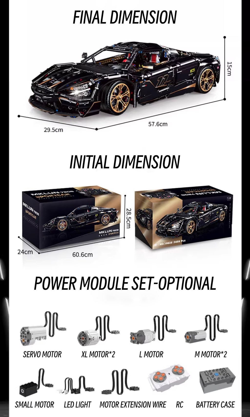 Mclaren 720S-1:8 scale
