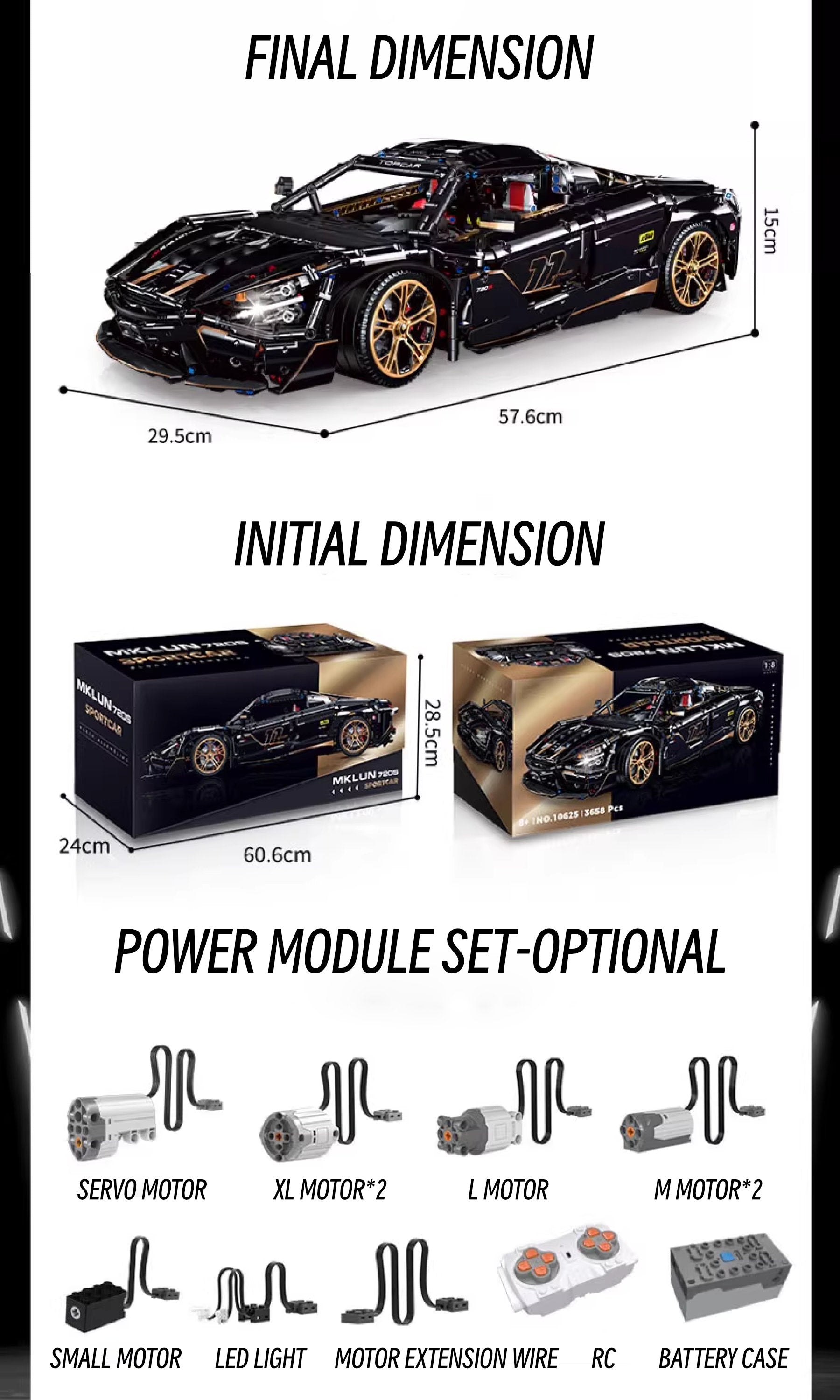 Mclaren 720S-1:8 scale