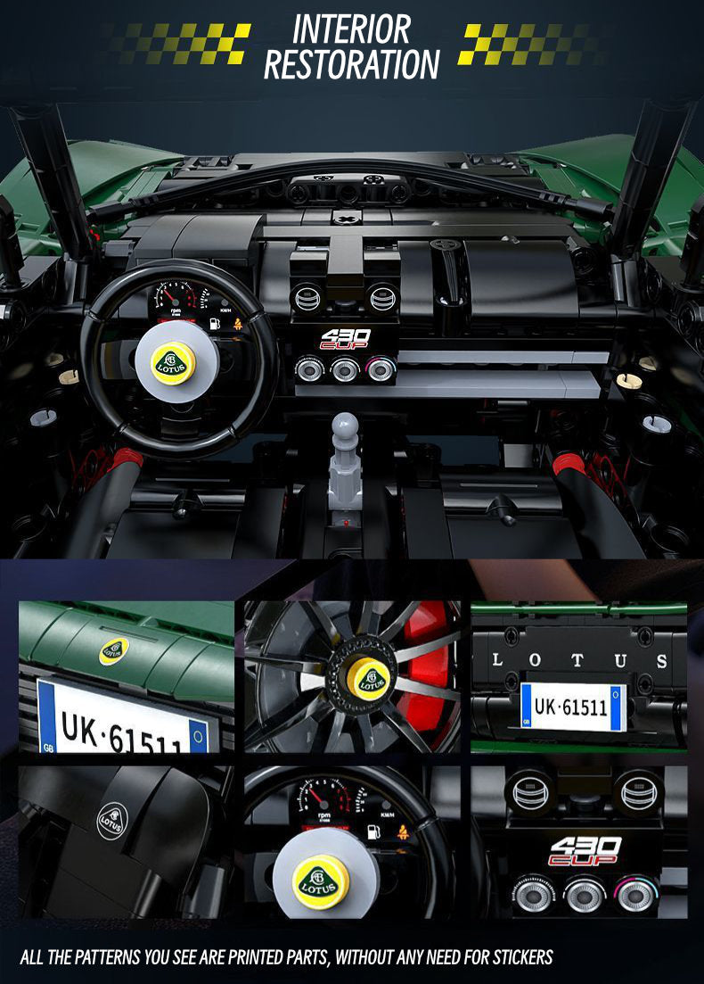 Lotus exige cup 430-1:8 scale