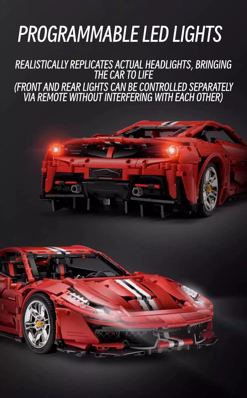Ferrari 488-1: 8 scale