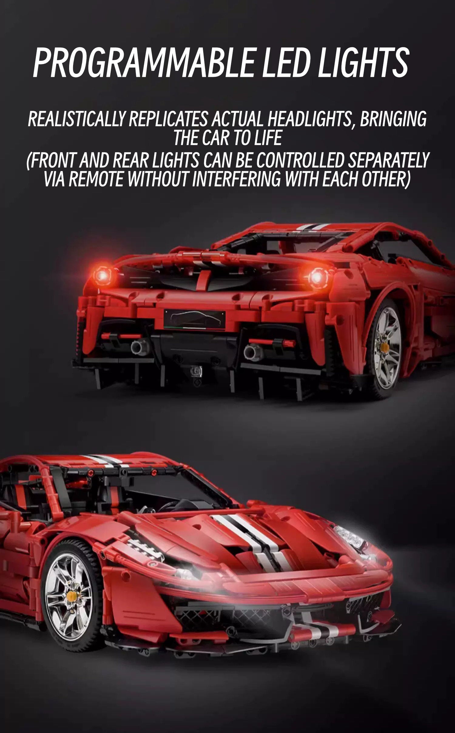 Ferrari 488-1: 8 scale