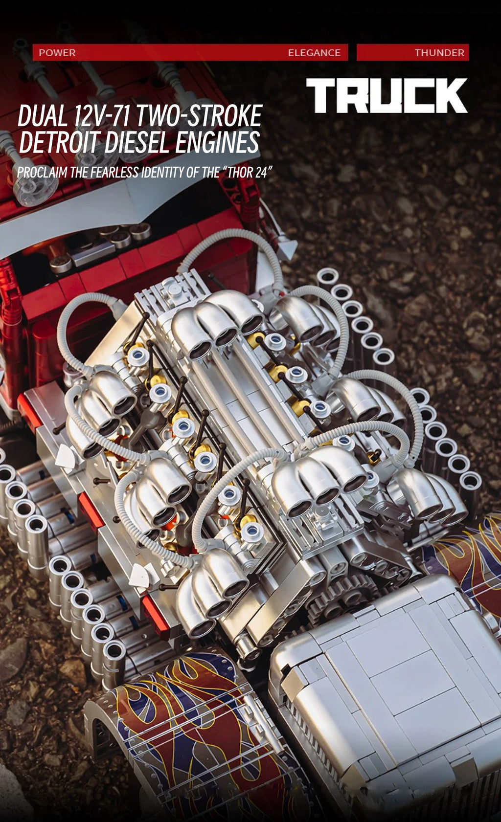 Thor 24 heavy truck-1:8 scale