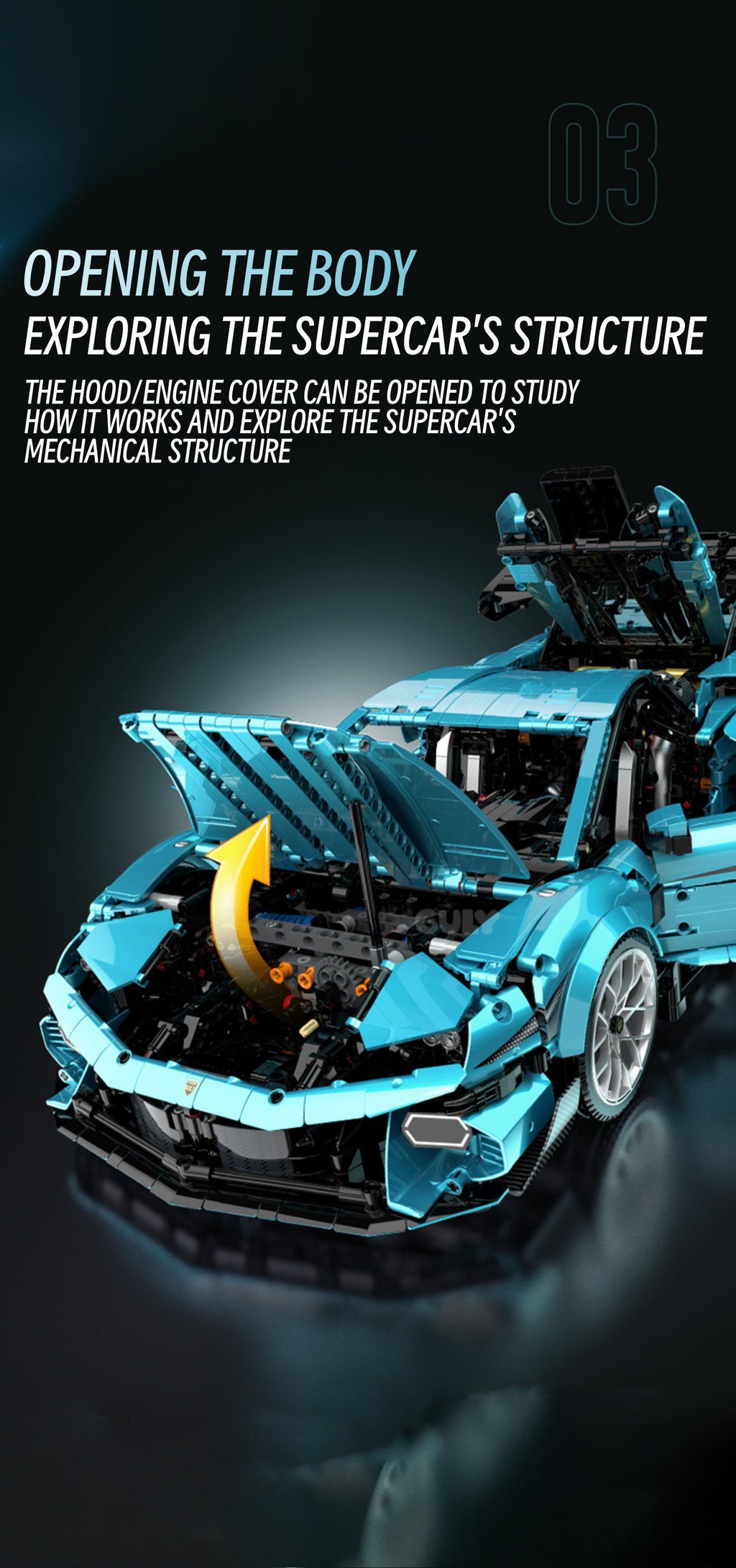 Ramborghini Huracán-1:8 scale
