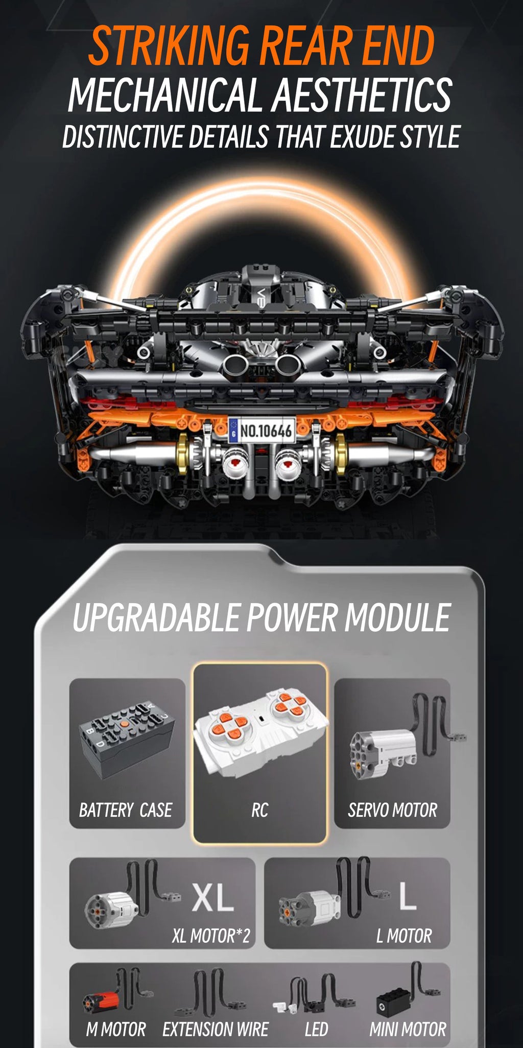 Mclaren sena-1:8 scale