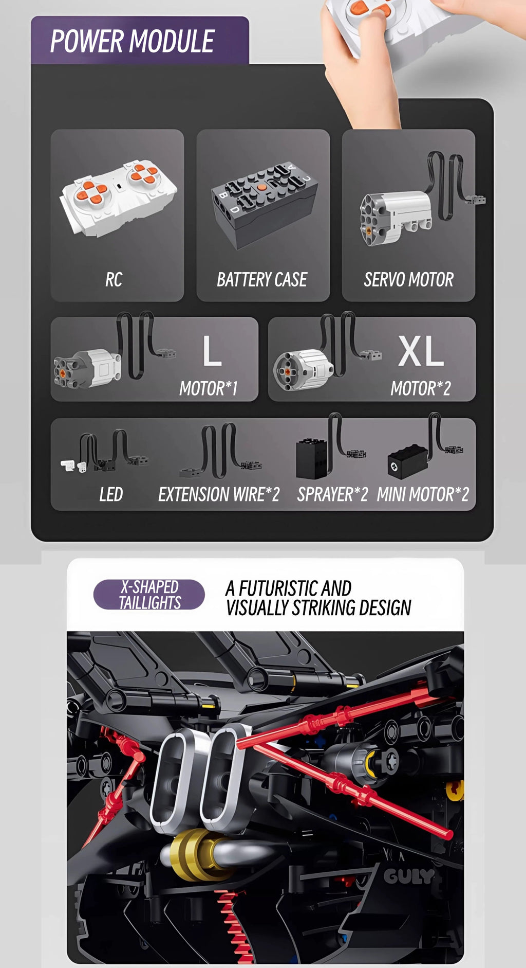 Bugatti Flying fire meteor-1：8 scale