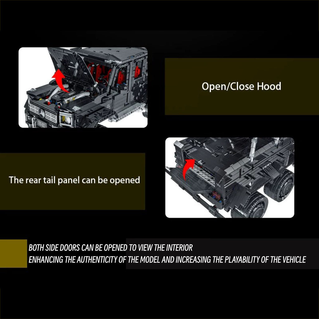 Benz AMG G63 6*6-1：8 scale