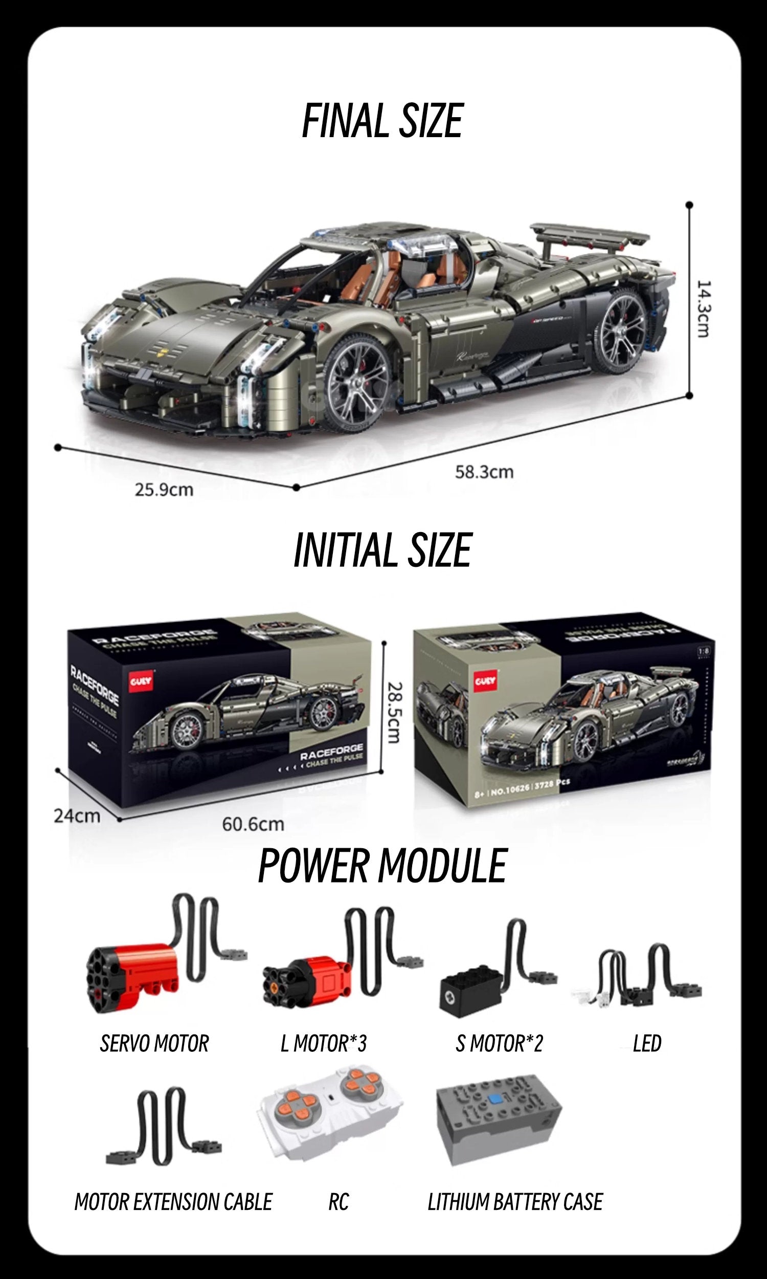 Porsche mission X-1:8 scale