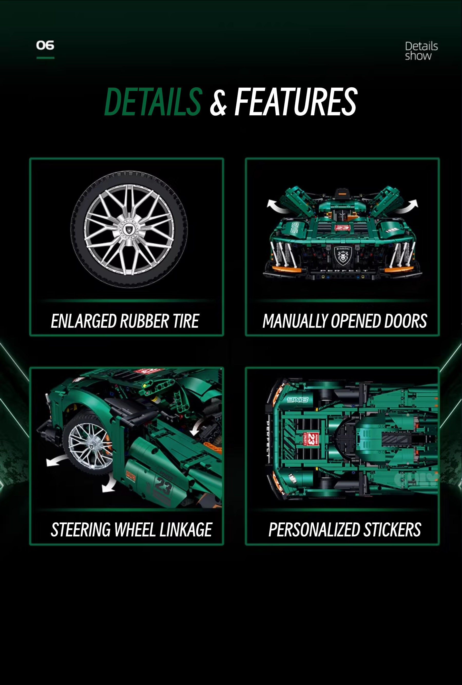 ‌Peugeot Le Mans 9X8-1:8 scale