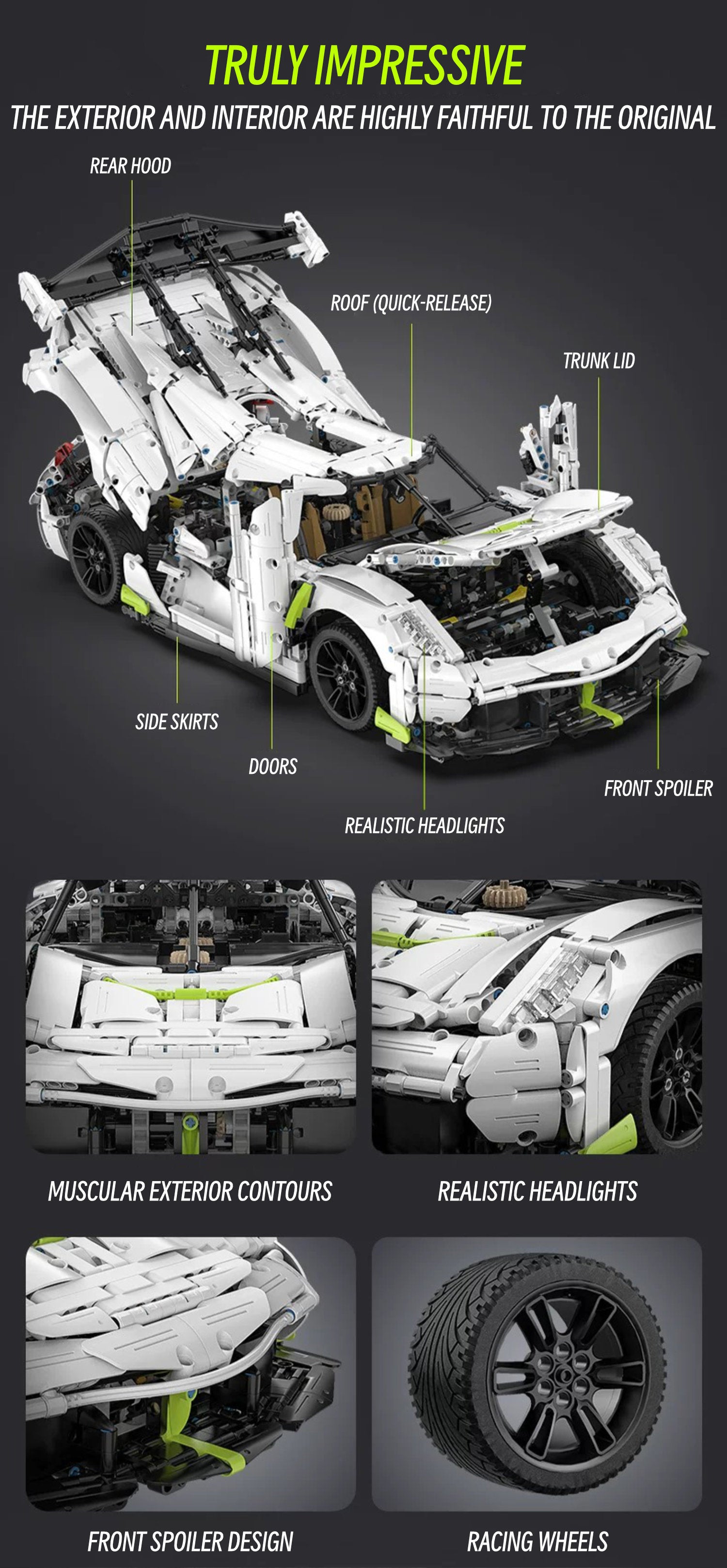 Koenigsegg Jesko-1: 8 scale
