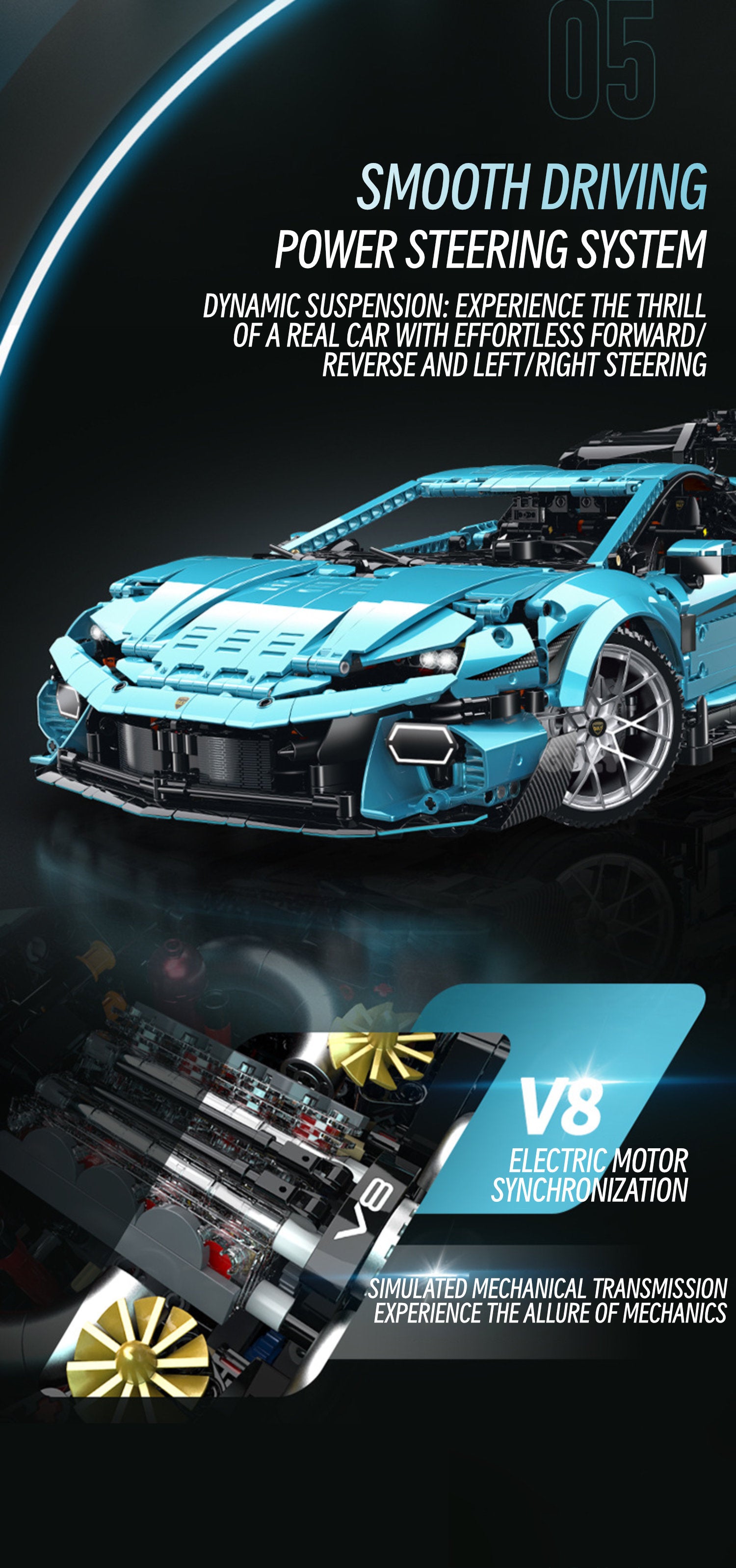 Ramborghini Huracán-1:8 scale