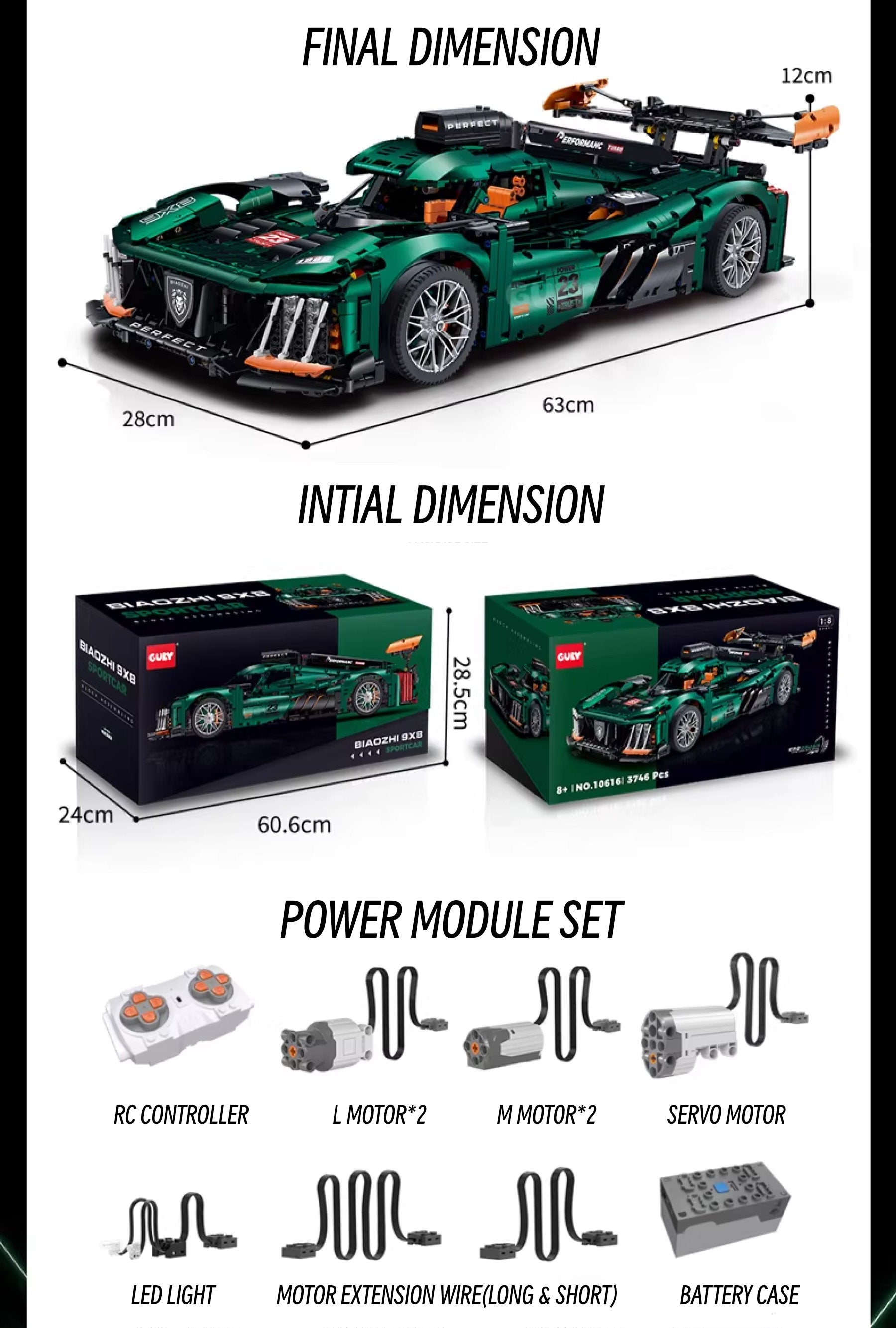 ‌Peugeot Le Mans 9X8-1:8 scale