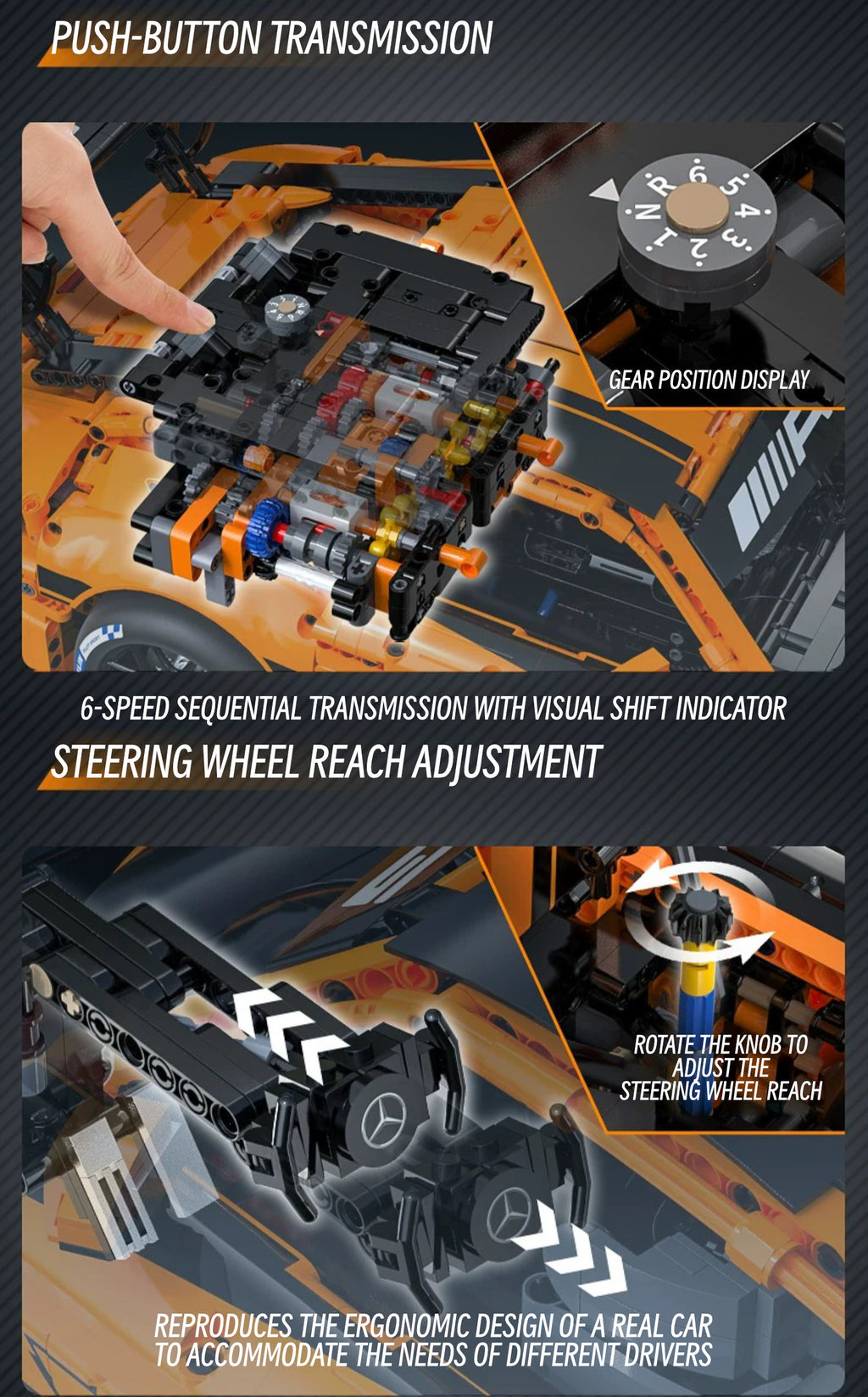 Mercedes benz amg GT3-1：8 scale