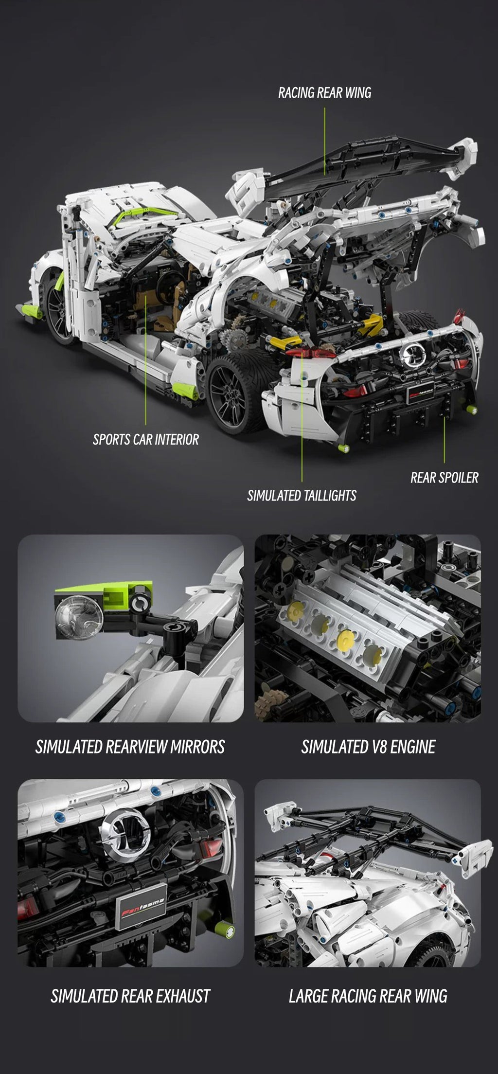 Koenigsegg Jesko-1: 8 scale