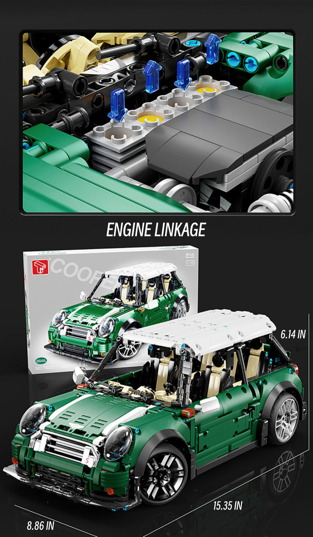 BMW mini-1:10 scale