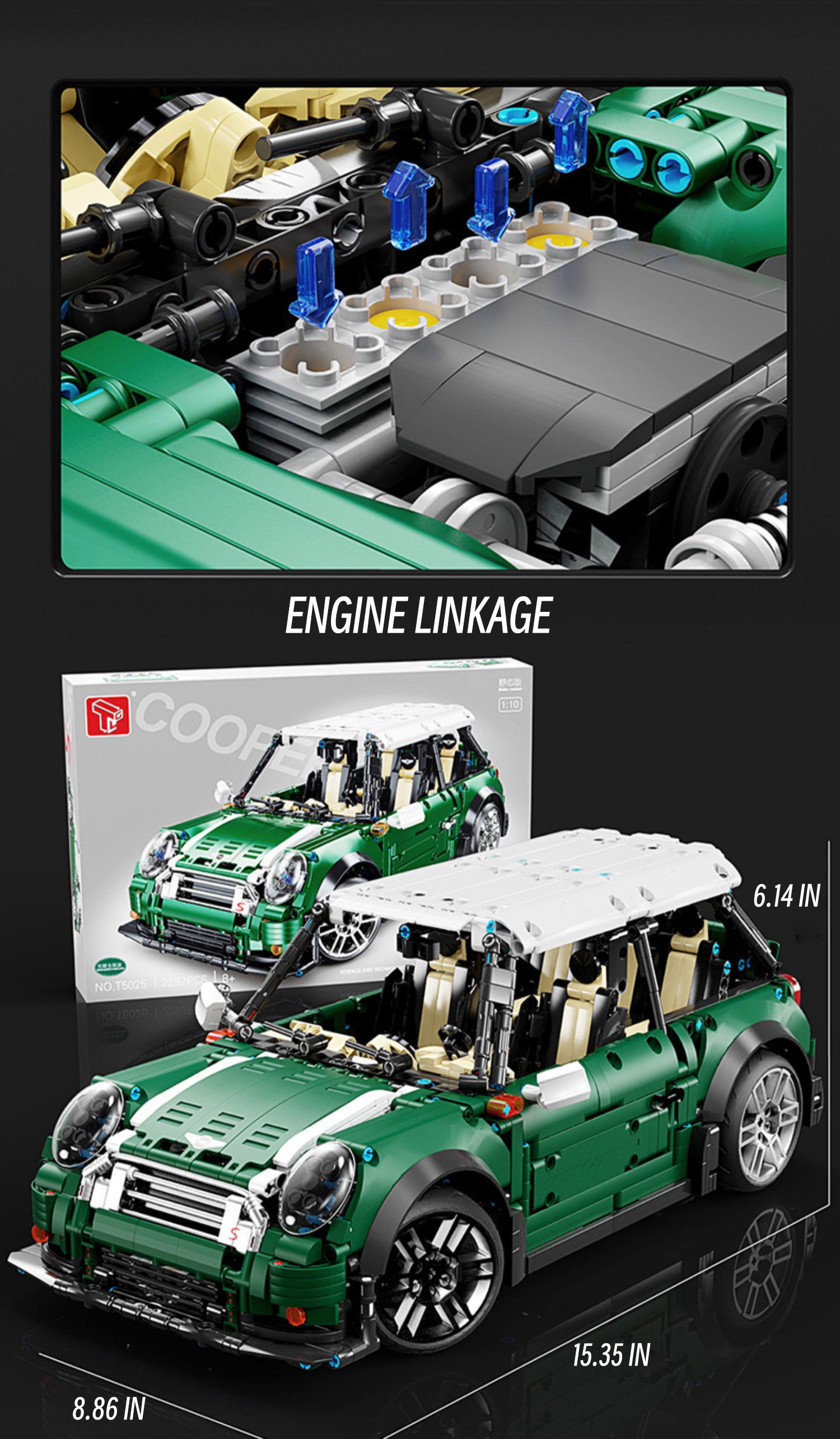 BMW mini-1:10 scale