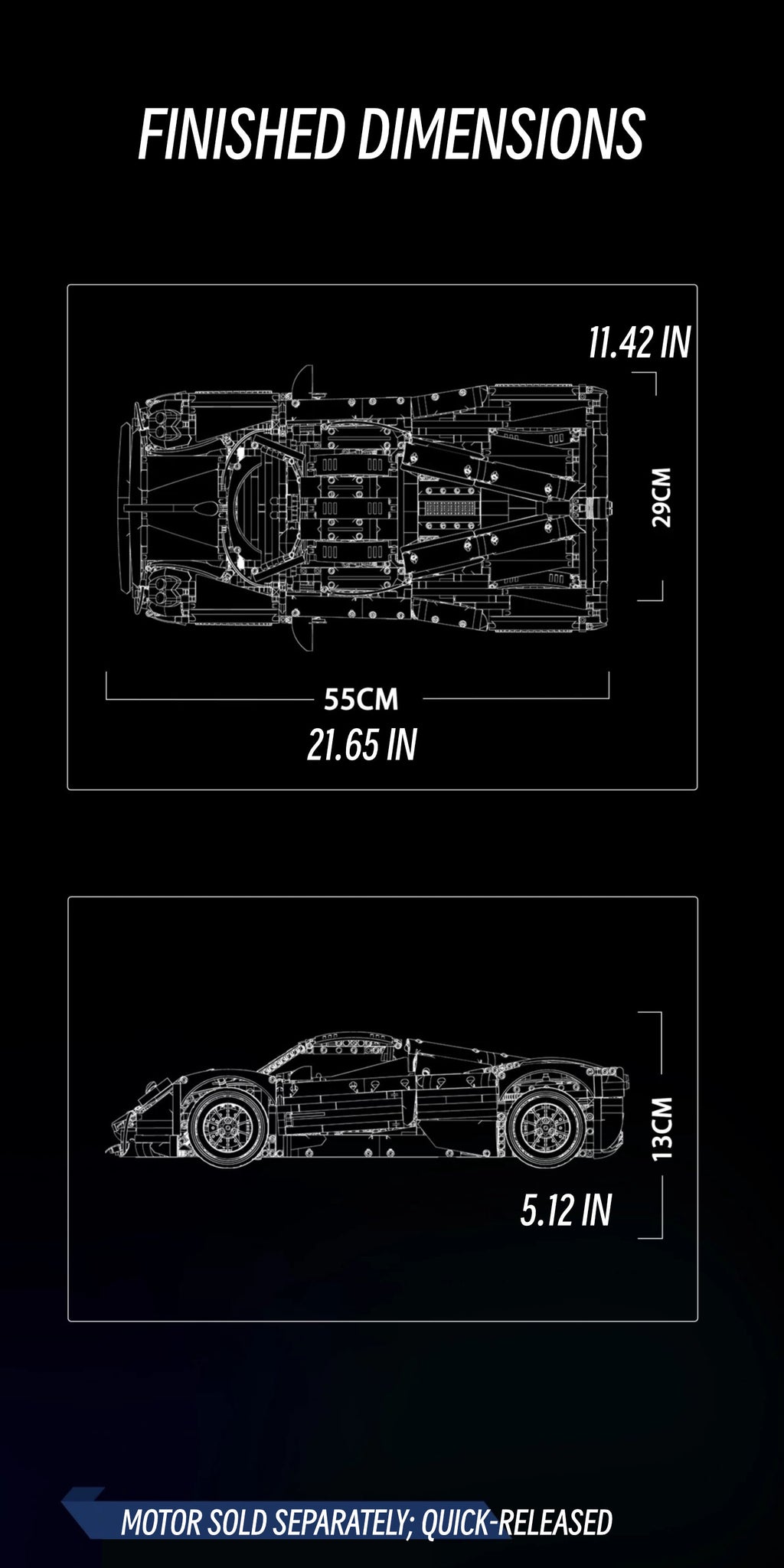 Pagani utopia-K box-1:8 scale