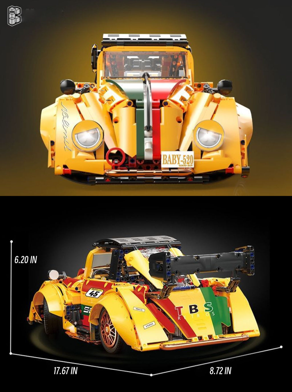 Chirstmas red beetle-1:10 scale