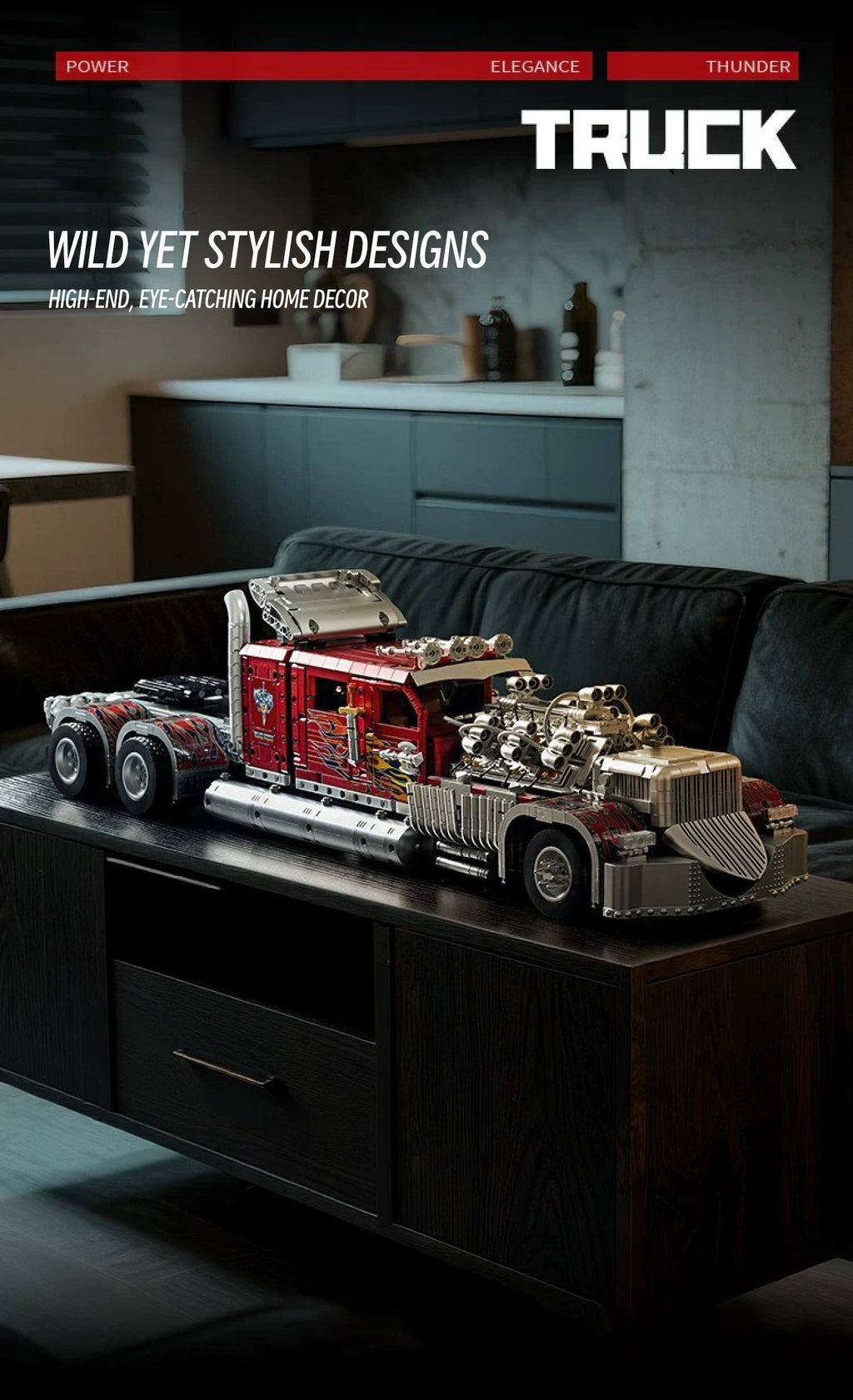 Thor 24 heavy truck-1:8 scale