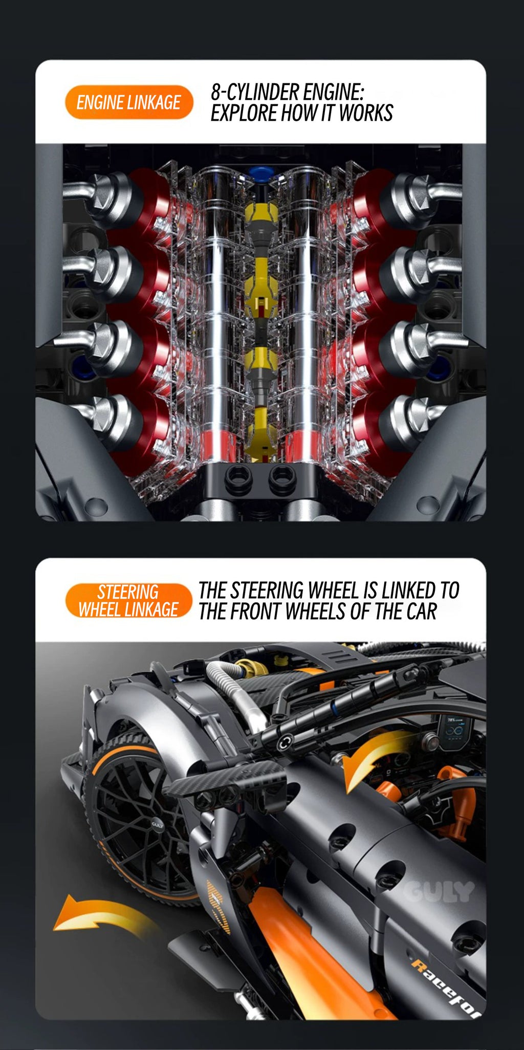 Mclaren sena-1:8 scale