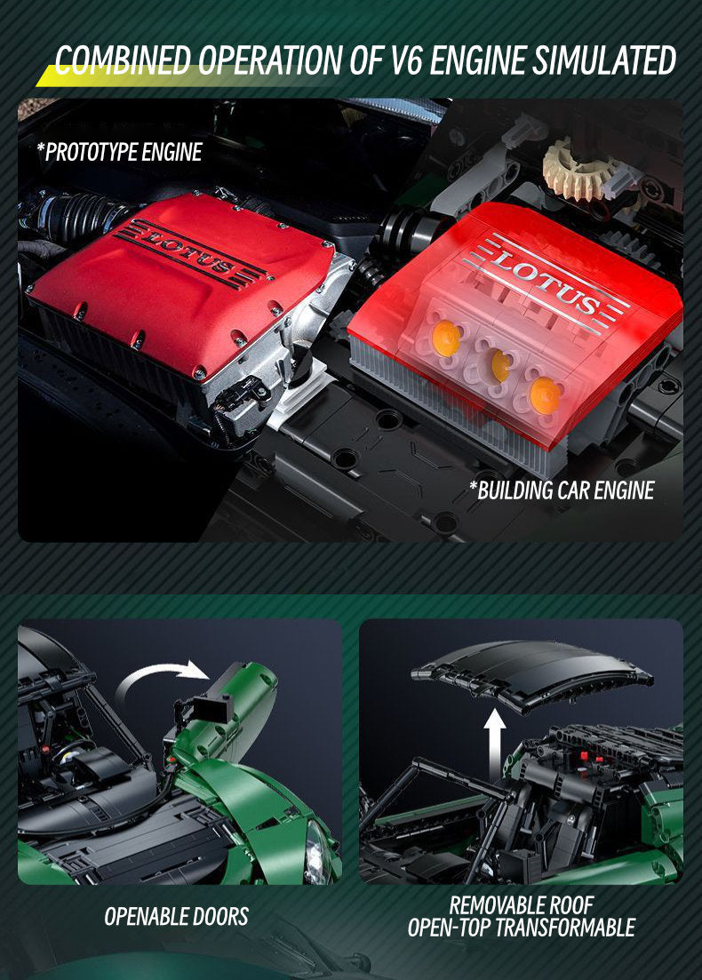 Lotus exige cup 430-1:8 scale