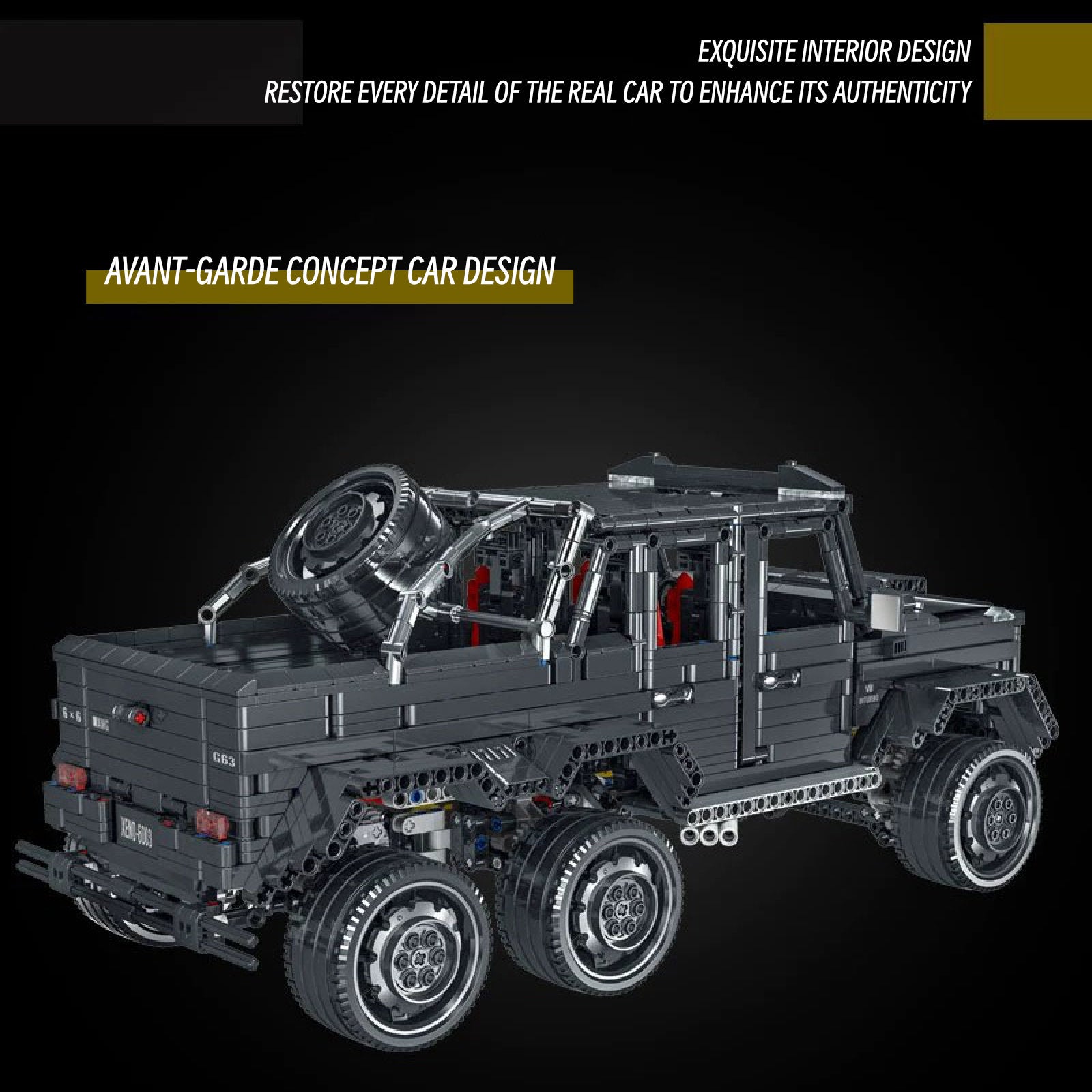 Benz AMG G63 6*6-1：8 scale