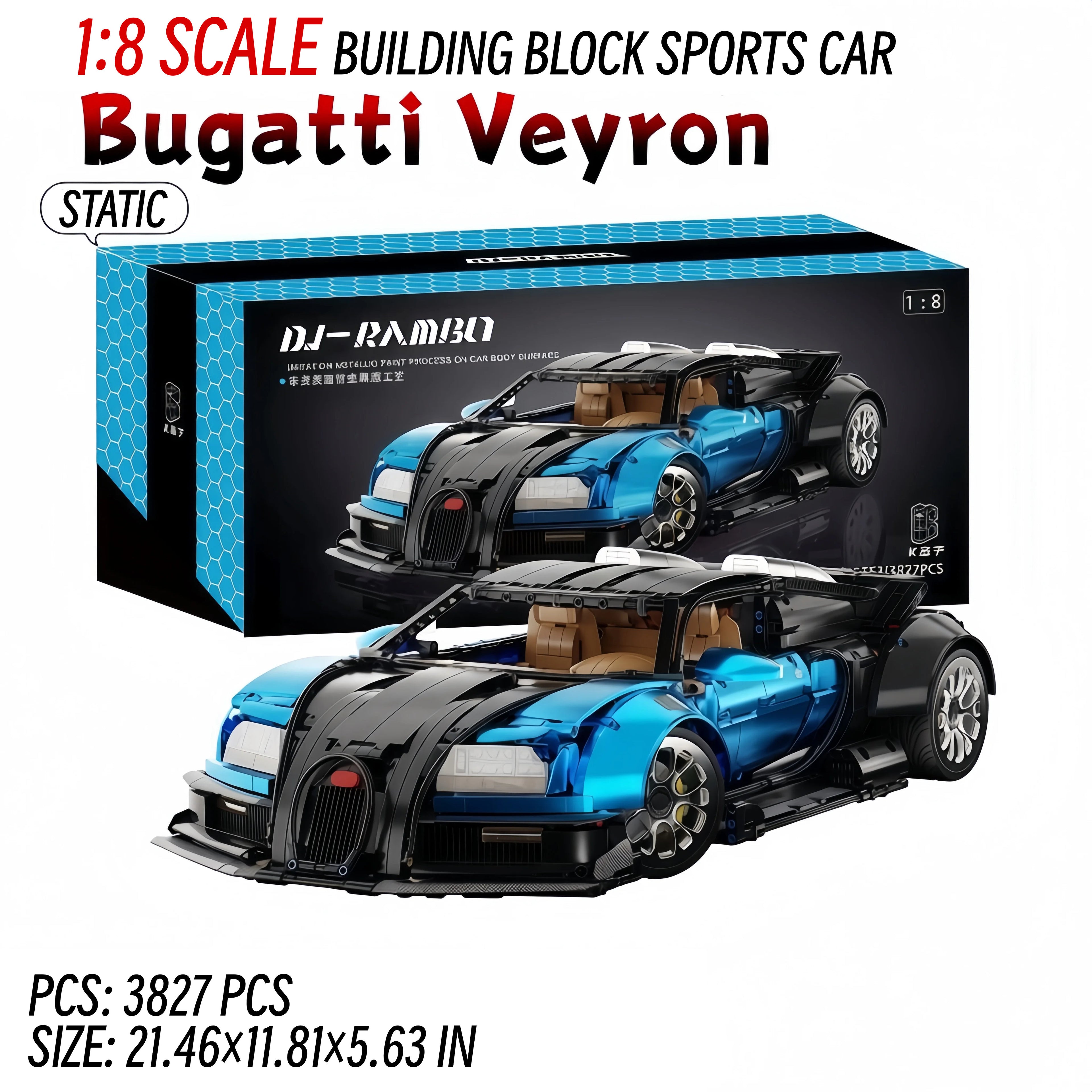 Bugatti Chiron- K BOX -1:8 scale