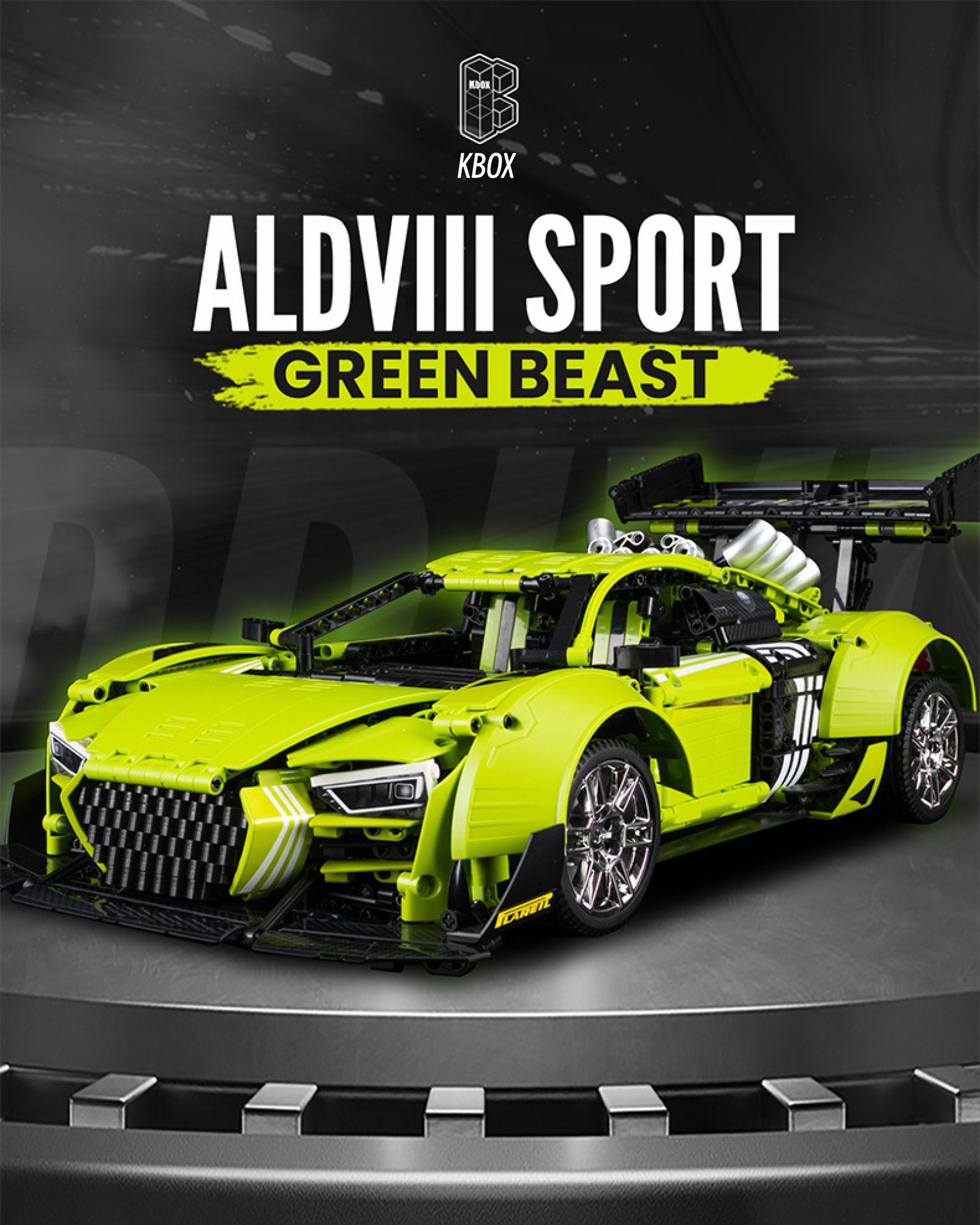 Audi R8-1：10 scale