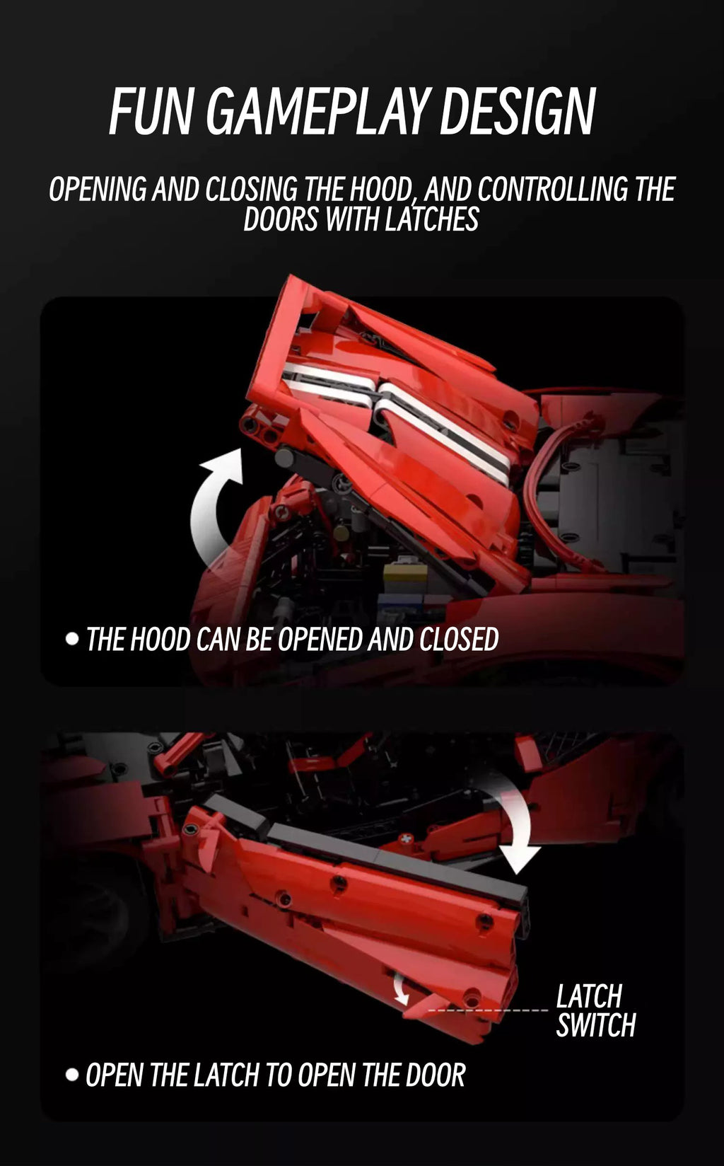 Ferrari 488-1: 8 scale
