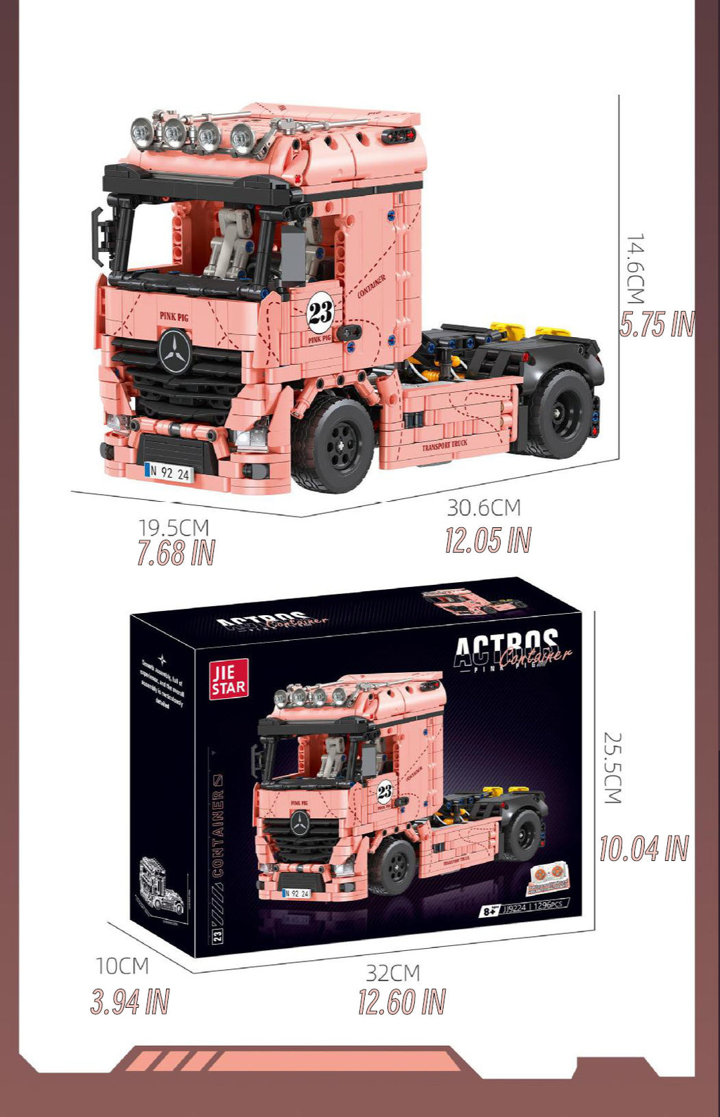 Pink Pig-1:10 SCALE