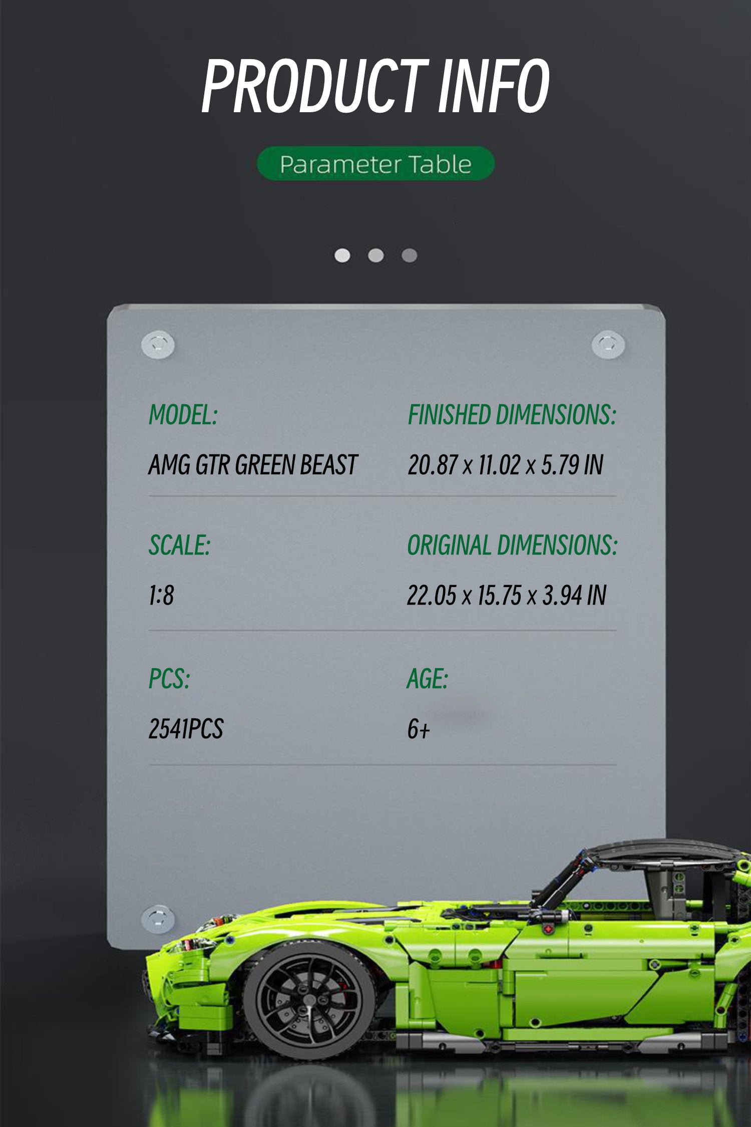 AMG-GREEN BEAST-1:8 SCALE