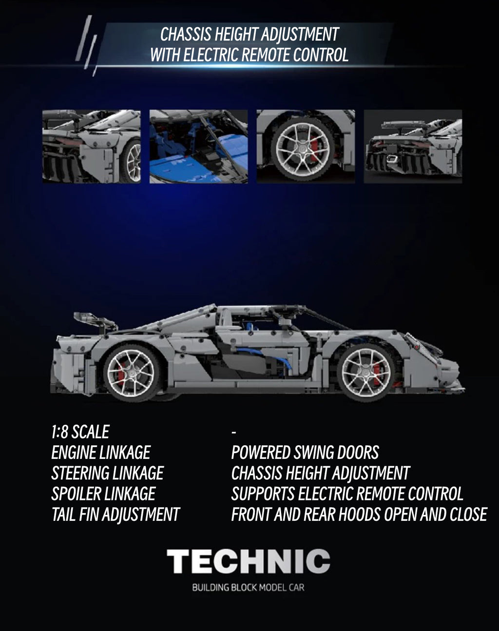 Koenigsegg Regera-1：8 scale