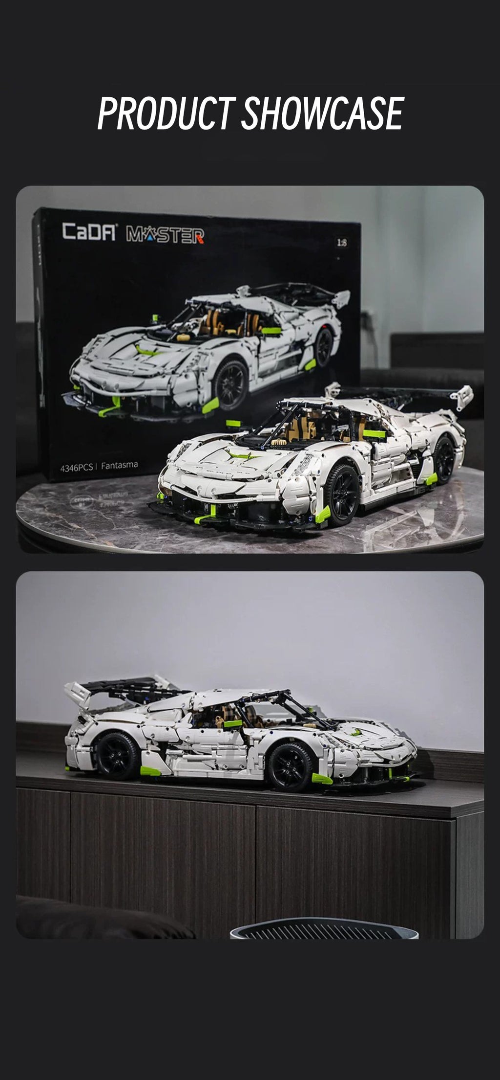 Koenigsegg Jesko-1: 8 scale