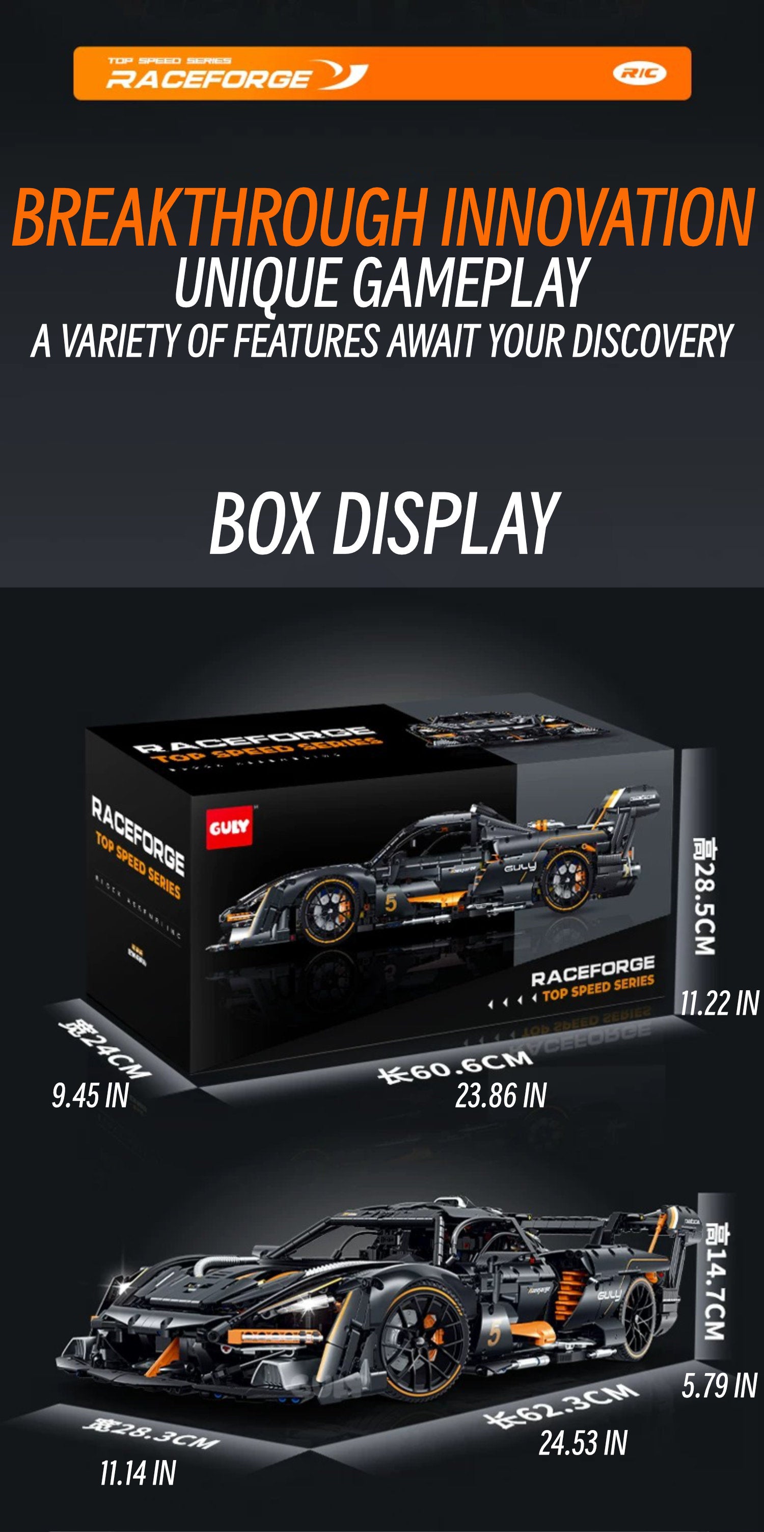 Mclaren sena-1:8 scale