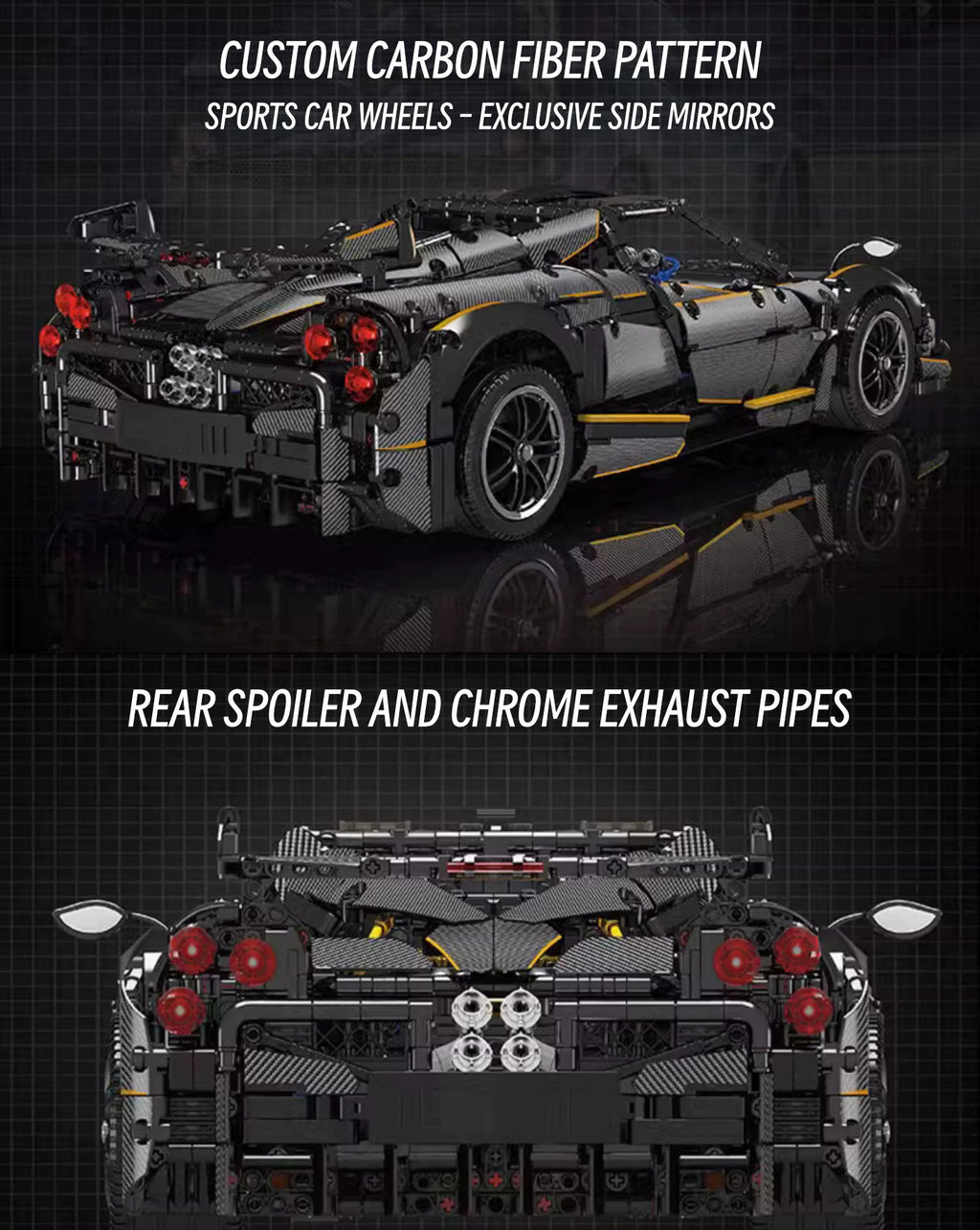 Pagani huayra-1:8 scale