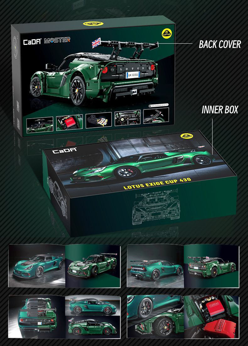 Lotus exige cup 430-1:8 scale