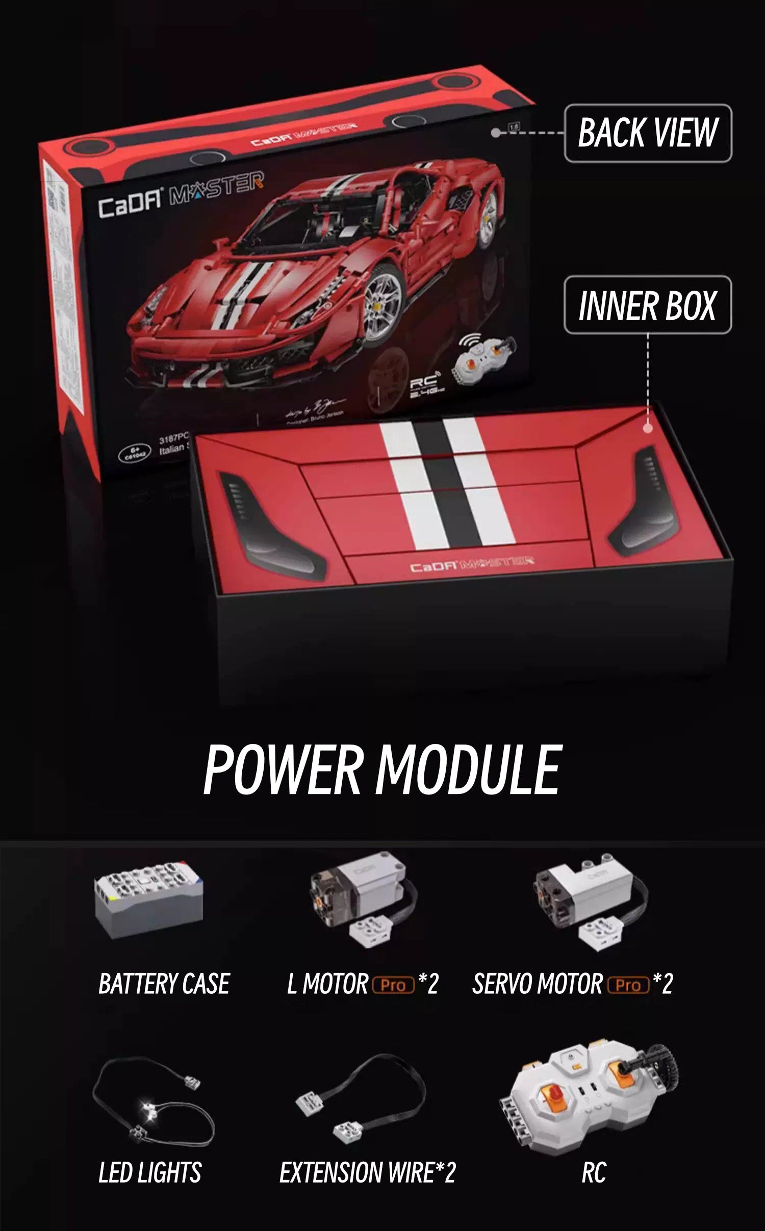 Ferrari 488-1: 8 scale