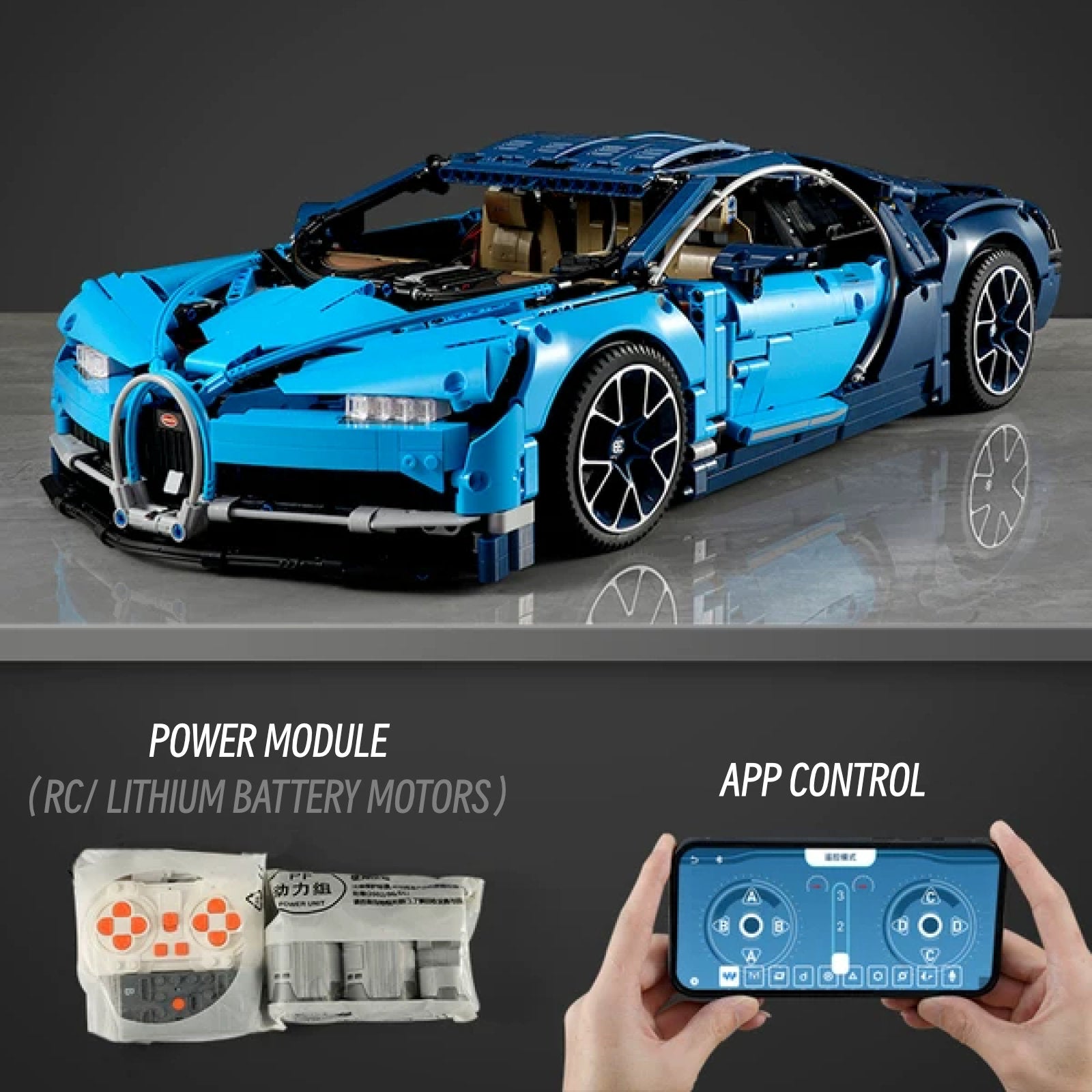 Bugatti chiron-1:8 scale