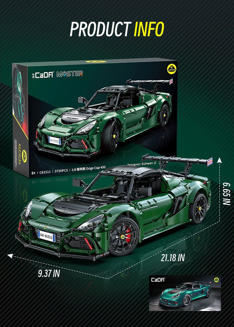 Lotus exige cup 430-1:8 scale
