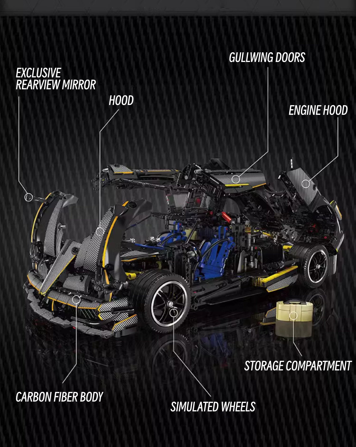 Pagani huayra-1:8 scale
