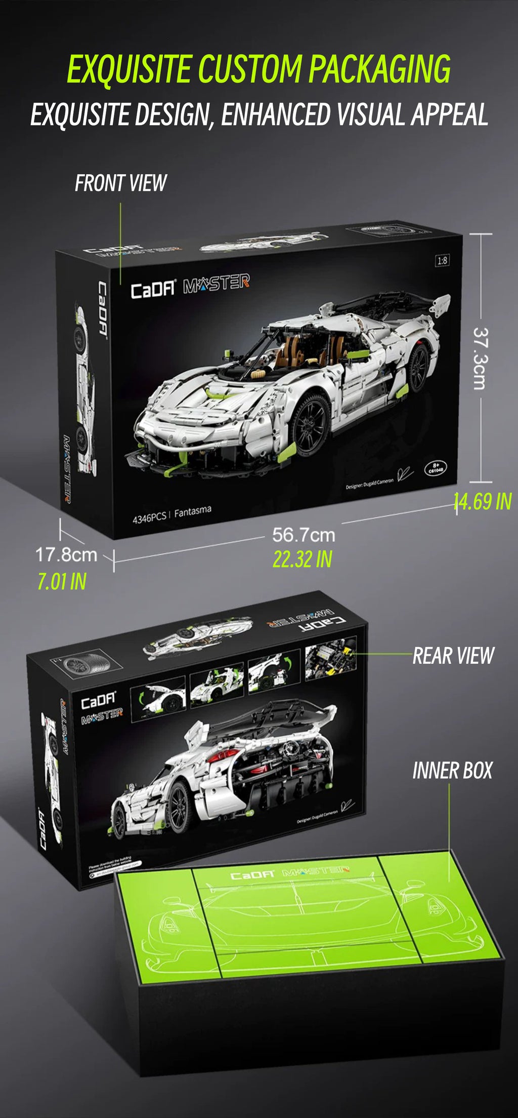 Koenigsegg Jesko-1: 8 scale