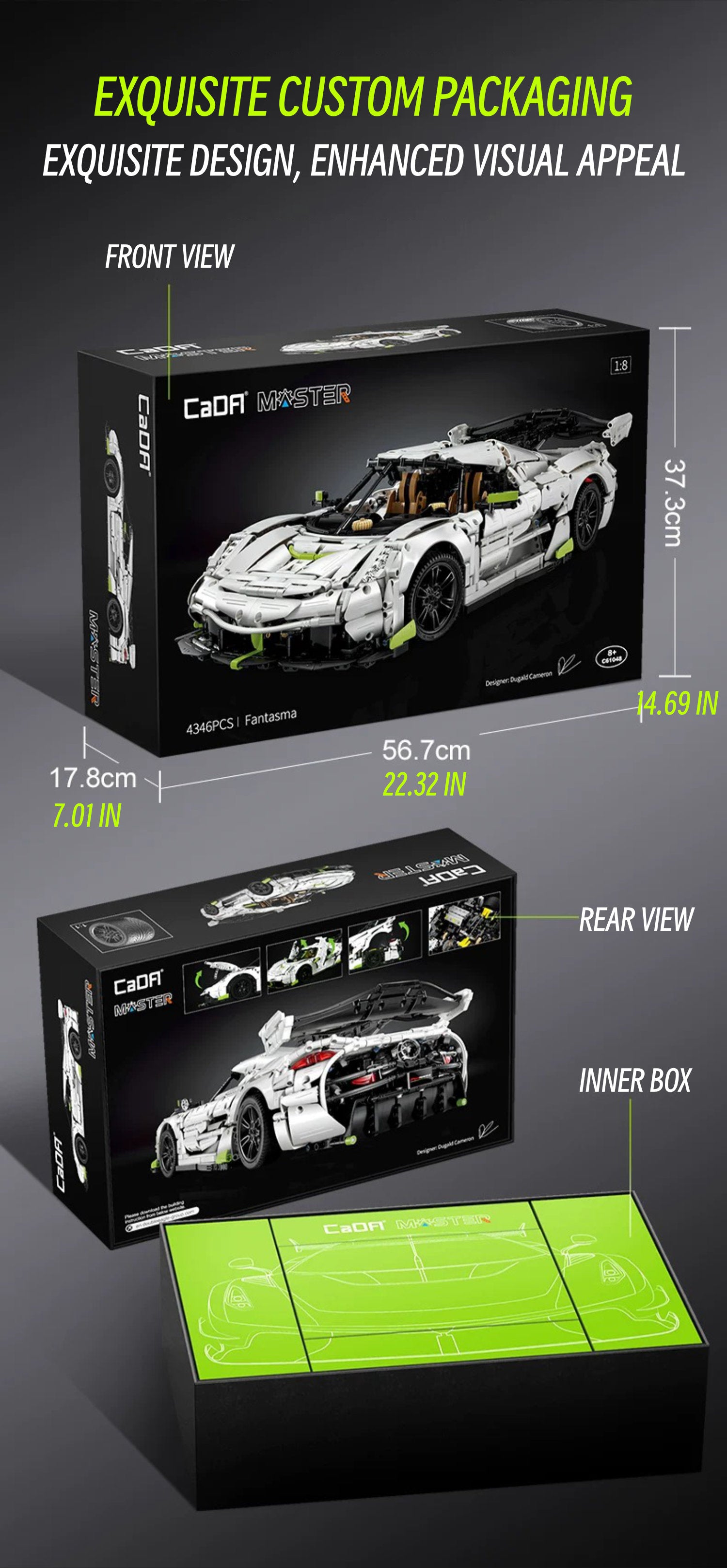 Koenigsegg Jesko-1: 8 scale